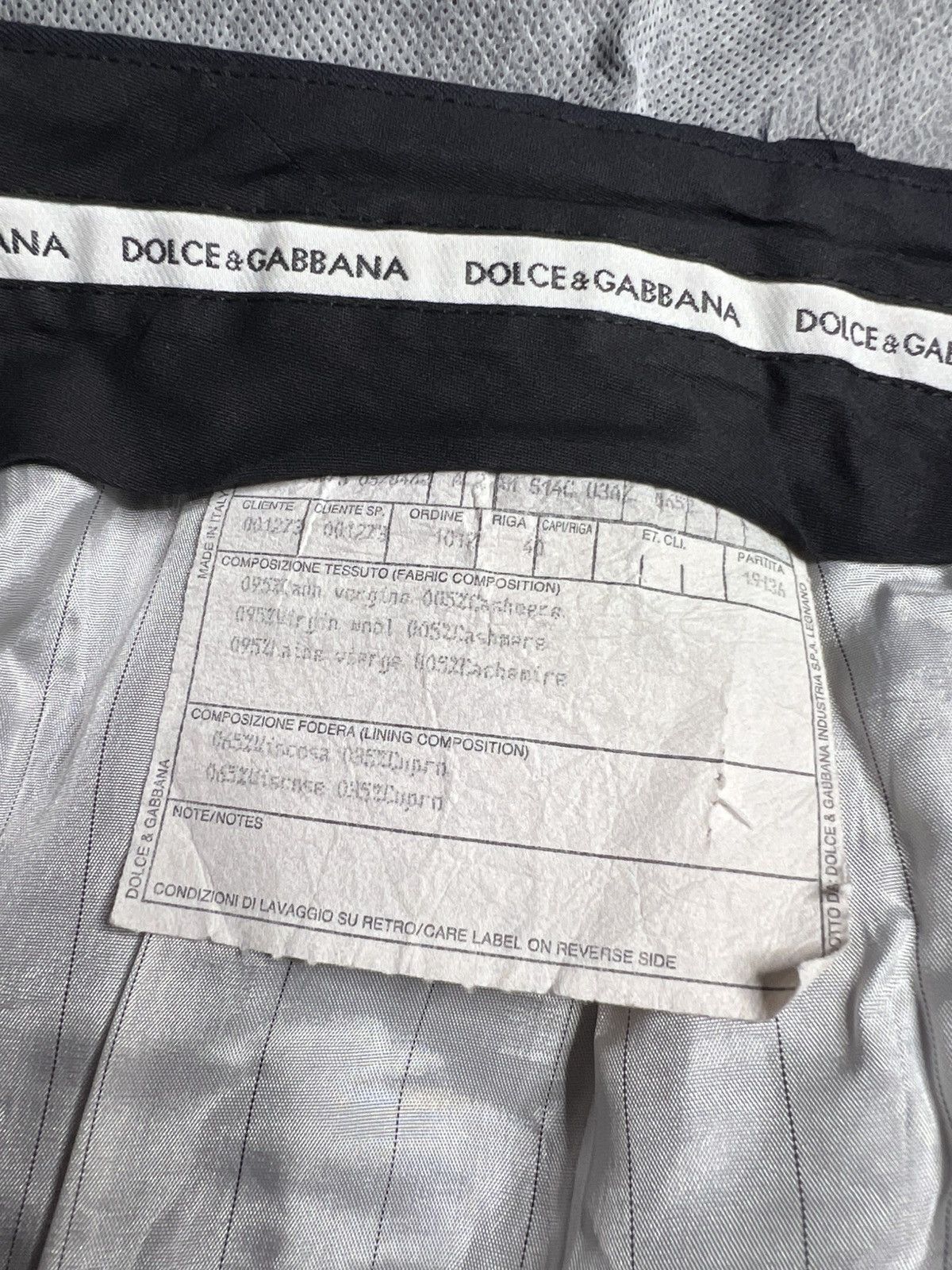 Dolce & Gabbana Dolce & Gabbana Dress Pants Made in Italy Size US 33 - 8 Thumbnail