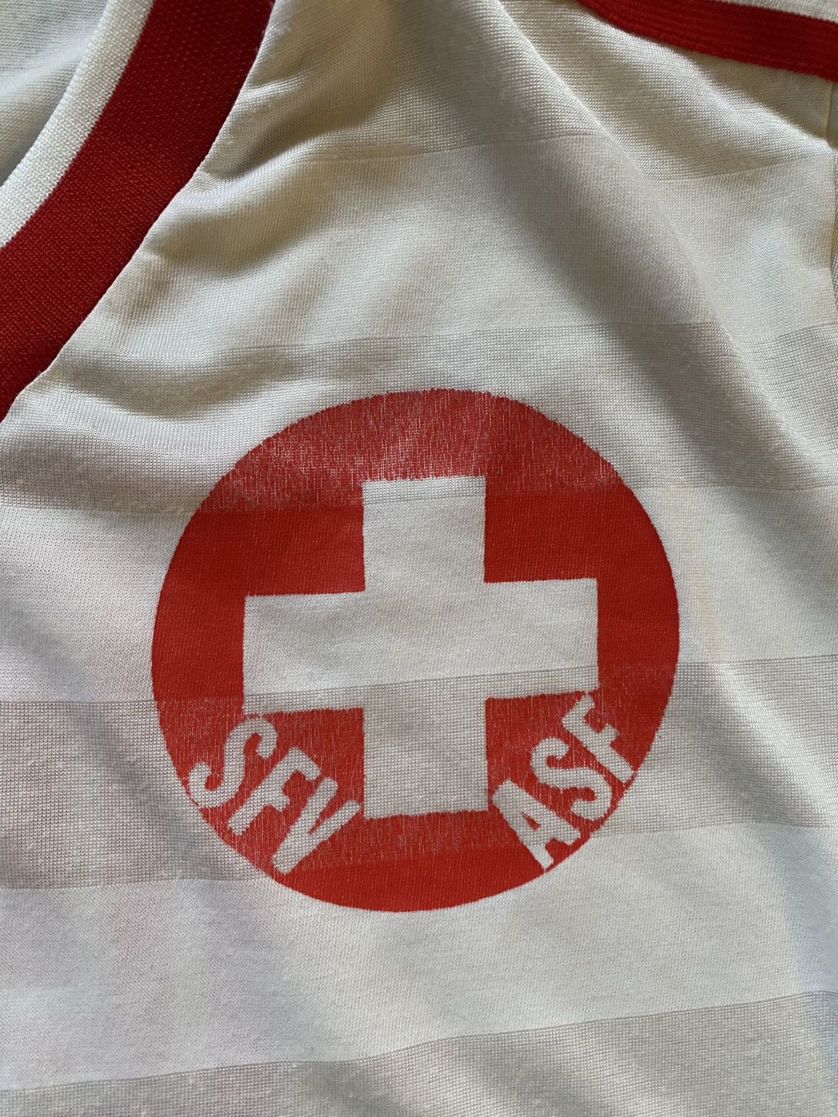 Adidas 🇨🇭Adidas Switzerland 80s Jersey Away Shirt Football Soccer M Size US M / EU 48-50 / 2 - 7 Thumbnail