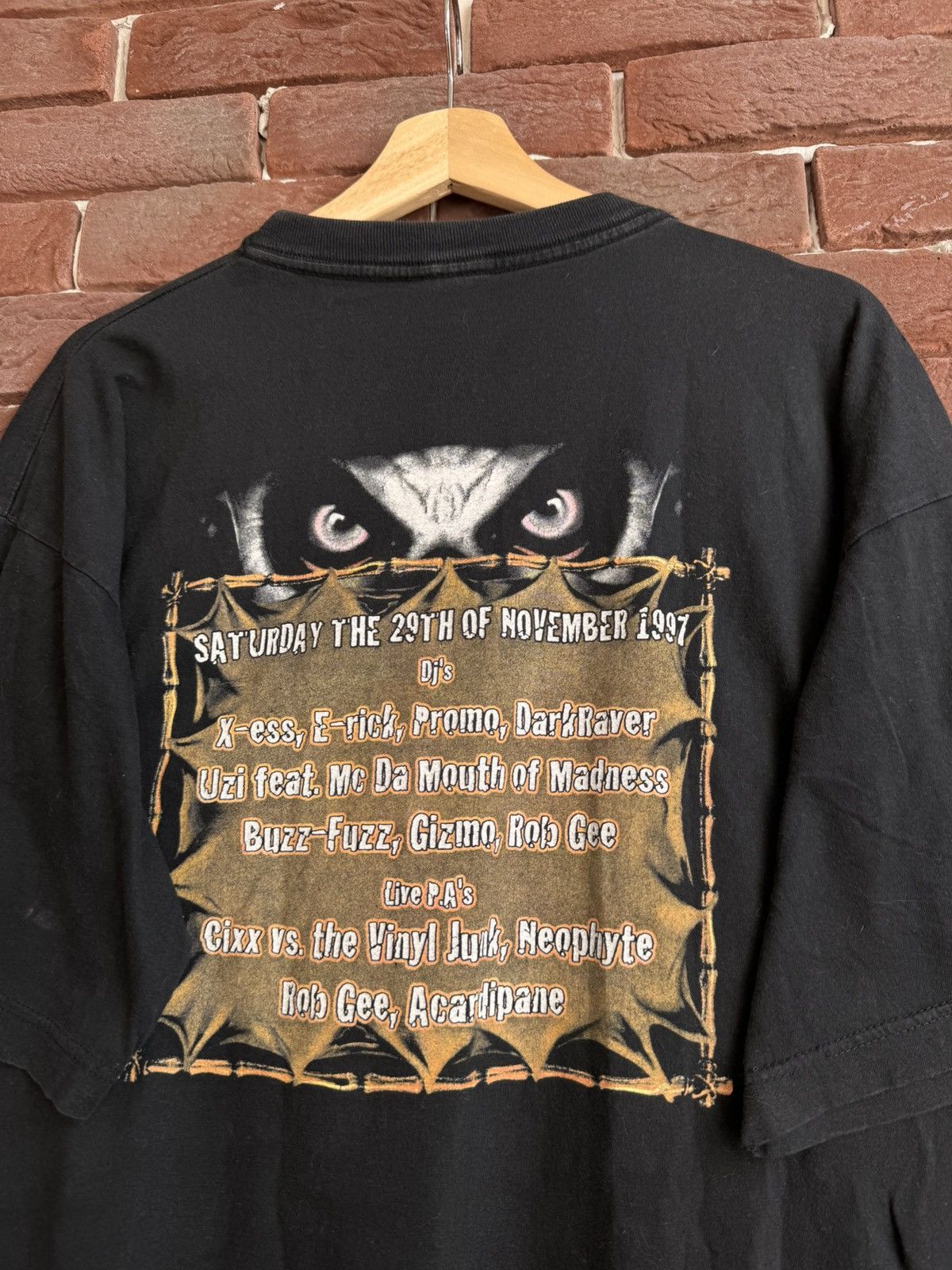 Band Tees Rare Vintage 1997 Thunderdome Belgium Gabber Band Tshirt 90s Size US XL / EU 56 / 4 - 5 Thumbnail