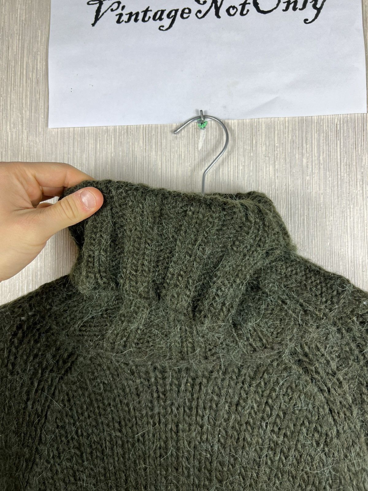 Diesel Vintage Diesel heavy wool alpaca turtleneck sweater gothic Size US M / EU 48-50 / 2 - 8 Thumbnail