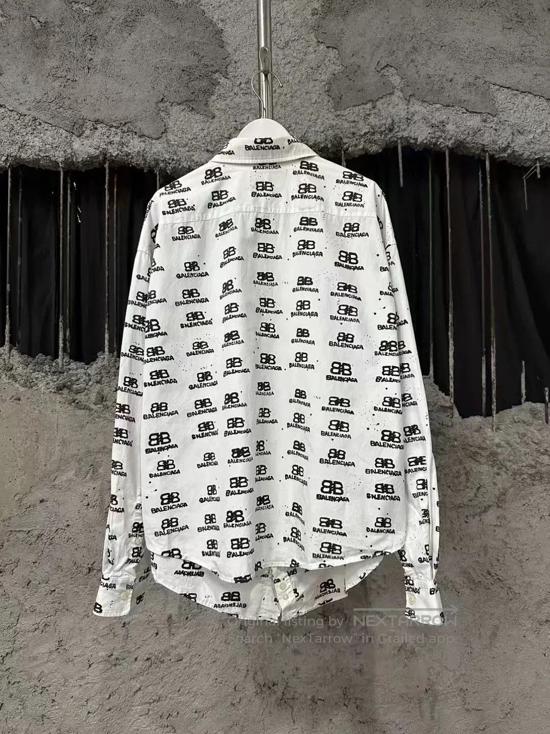 Balenciaga Balenciaga Printed White Shirt. Size US XS / EU 42 / 0 - 2 Thumbnail