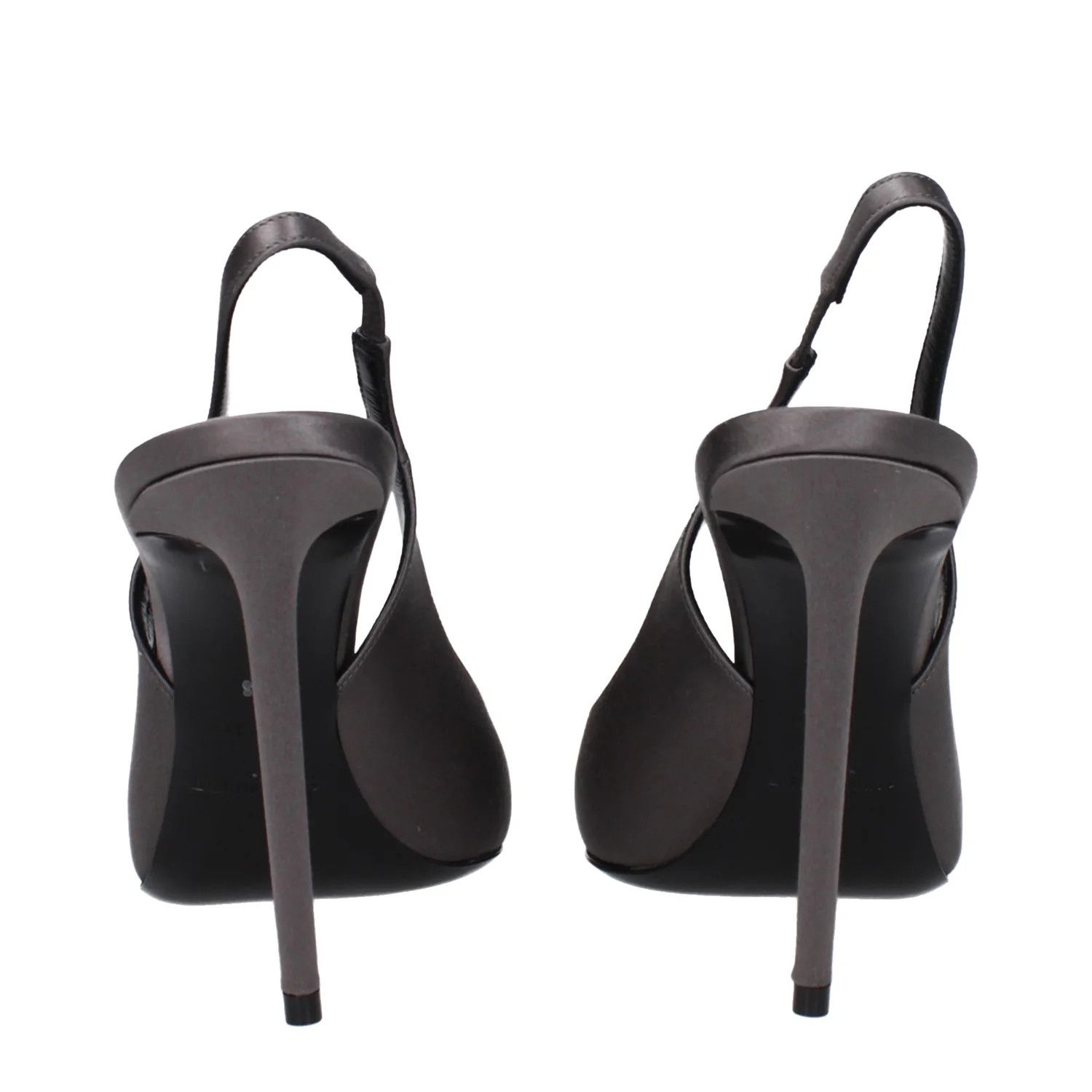 Saint Laurent Paris ob1o1e1124 Satin Sandals in Storm Grey Size US 9 / IT 39 - 5 Thumbnail