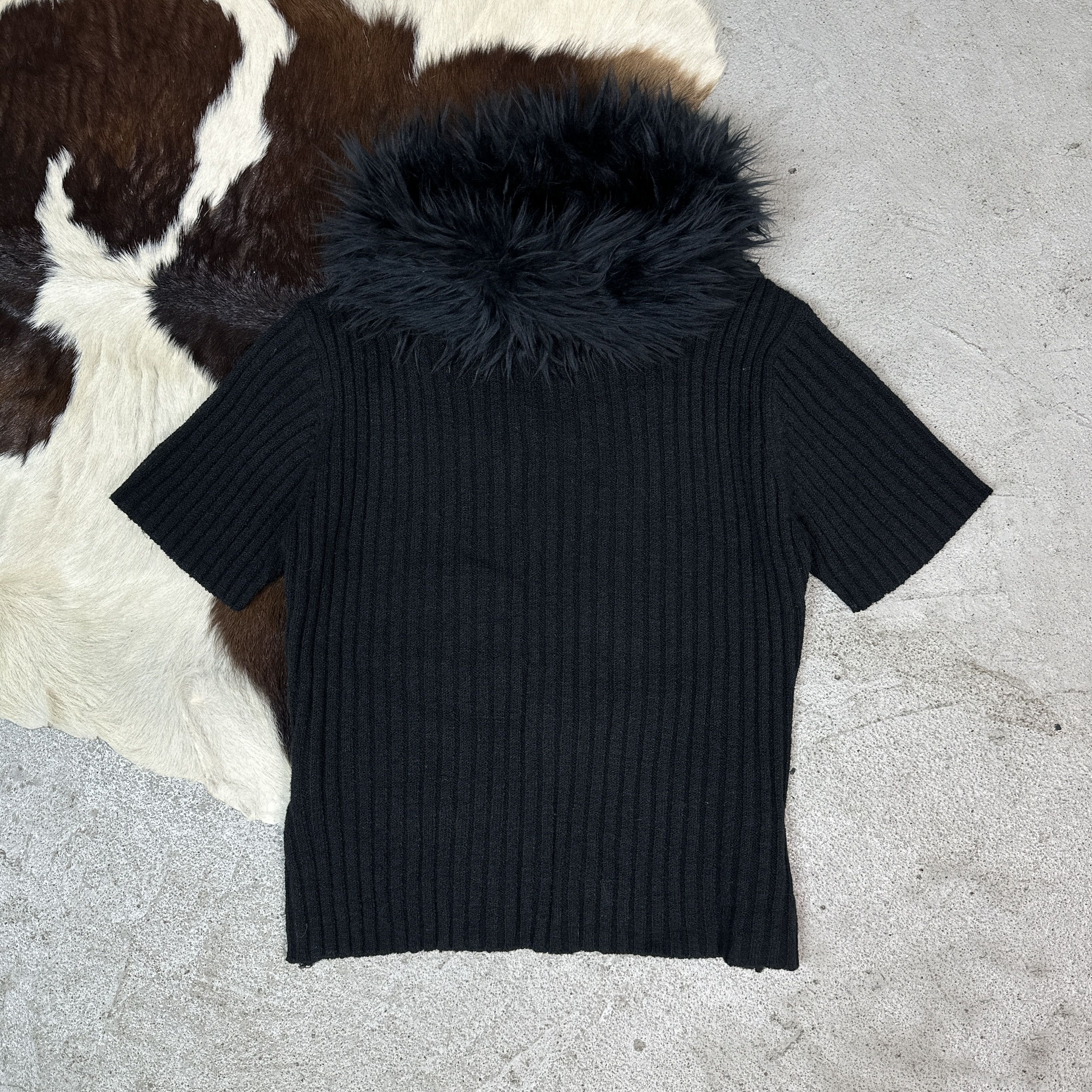 Vintage Vintage Opium Fur Short sleeve Sweater T-shirt Size S / US 4 / IT 40 - 5 Thumbnail