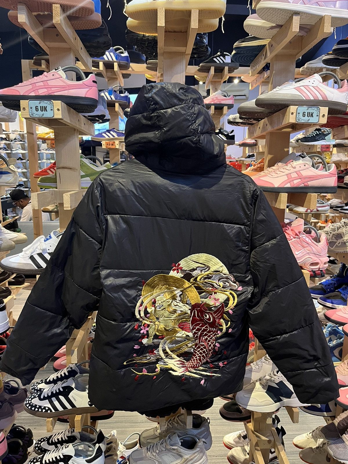 Japanese Brand Puffer Embroidered Jacket Size US M / EU 48-50 / 2 - 10 Thumbnail