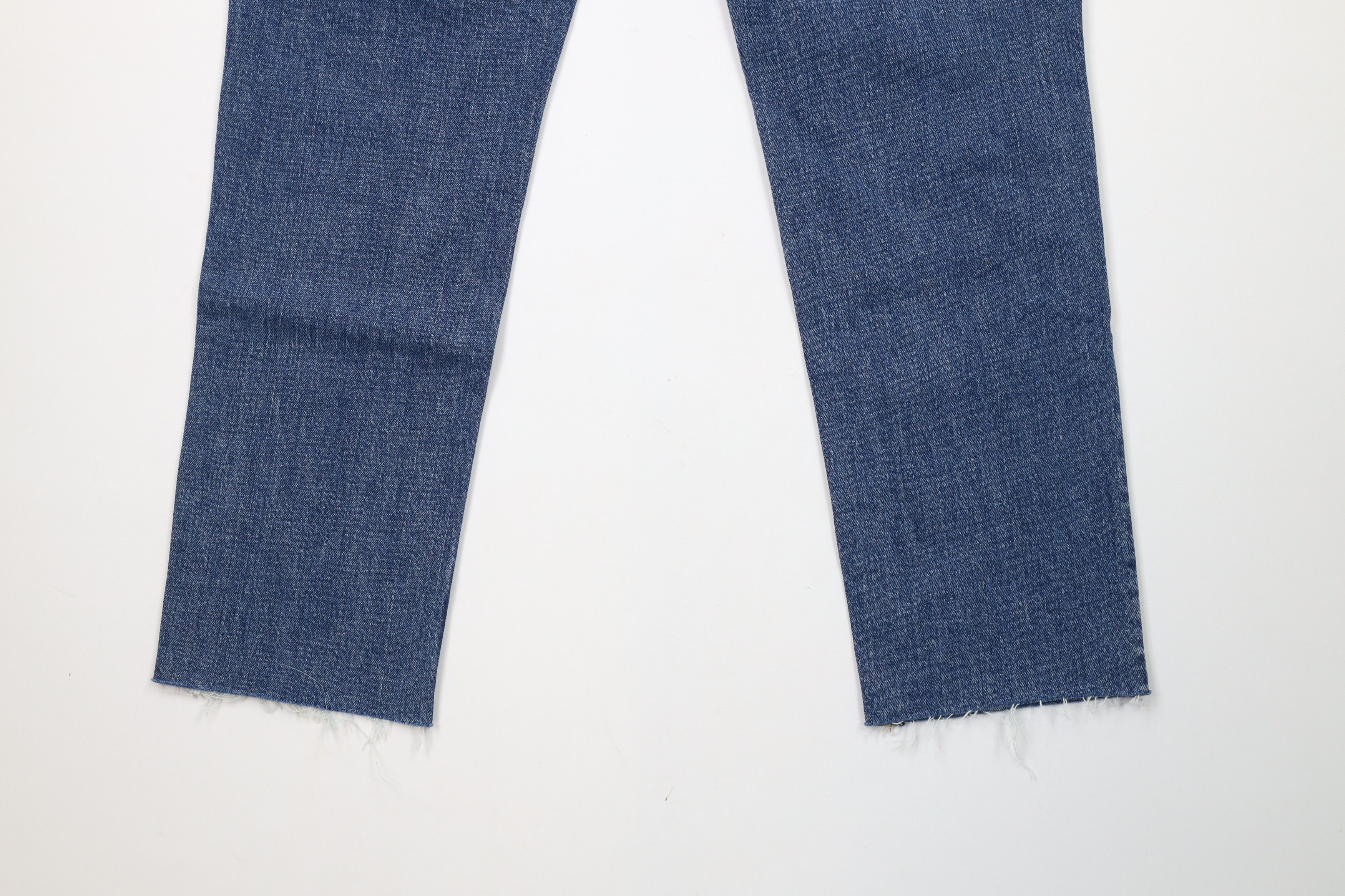 Madewell × Vintage Madewell Tapered Leg Denim Trousers Jeans Blue Stretch Size 27" / US 4 / IT 40 - 11 Thumbnail