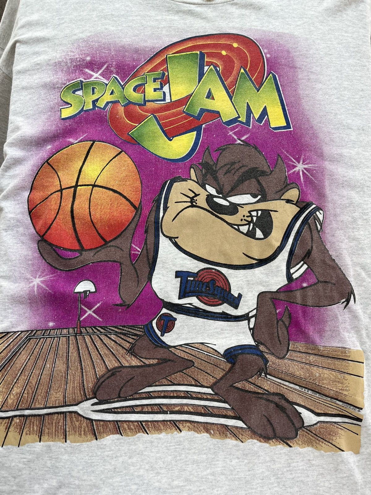 Vintage × Warner Bros Vintage SPACE JAM TAZ Get Ready To Jam 1996’s Warner bros Size US L / EU 52-54 / 3 - 6 Thumbnail