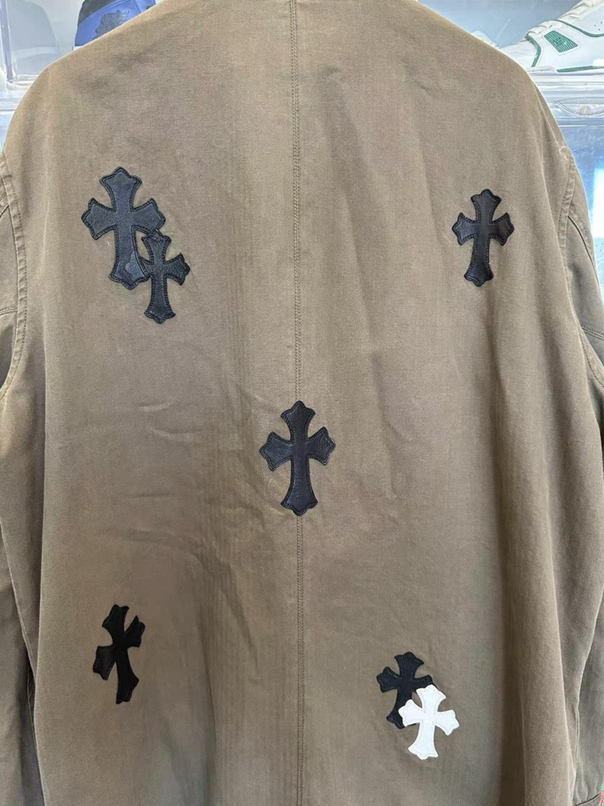 Chrome Hearts Chrome hearts cross leather patch jacket Size US XXL / EU 58 / 5 - 5 Thumbnail