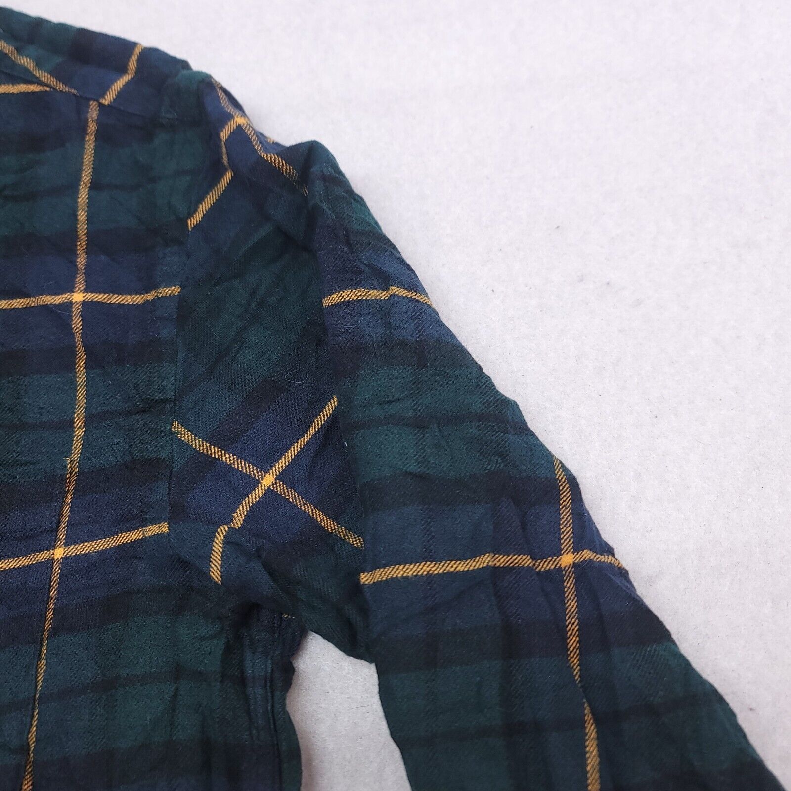 H&M H&M LOGG Tartan Flannel Button Up Shirt Mens Size M Green Size US M / EU 48-50 / 2 - 5 Thumbnail