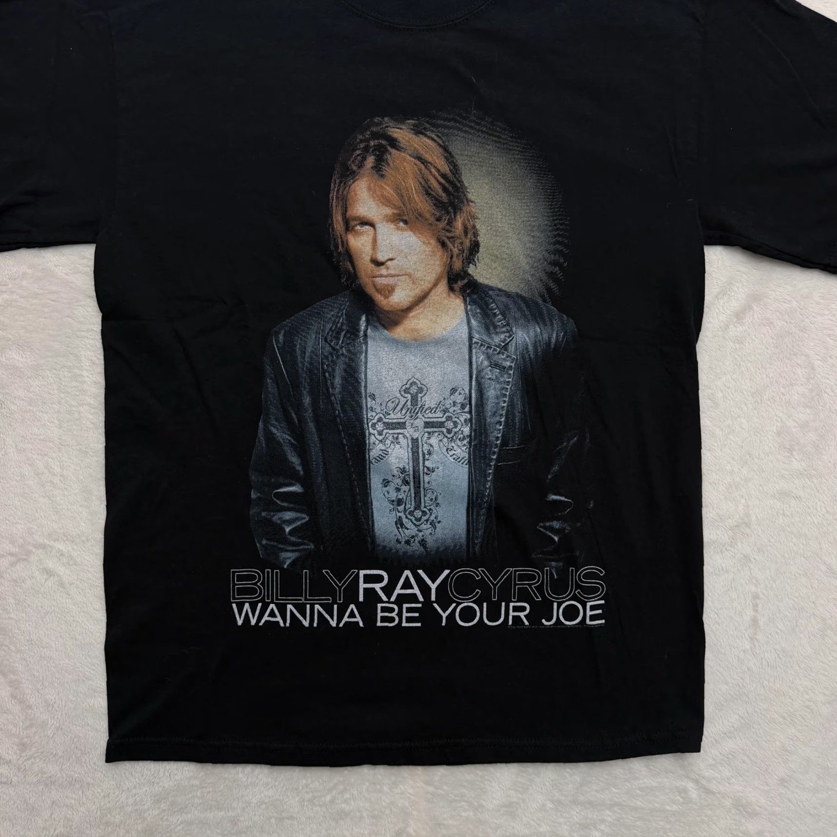 Gildan VINTAGE Billy Ray Cyrus Wanna Be Your Joe Shirt Mens Medium Black Shirt Mens Medium Black Billy Ray Cyrus Music Country Band Size US M / EU 48-50 / 2 - 3 Thumbnail