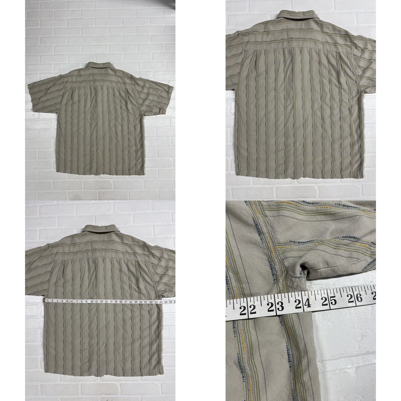 Tommy Bahama VINTAGE? No — Tommy Bahama Silk Shirt Striped Button-Up Size US XL / EU 56 / 4 - 8 Thumbnail