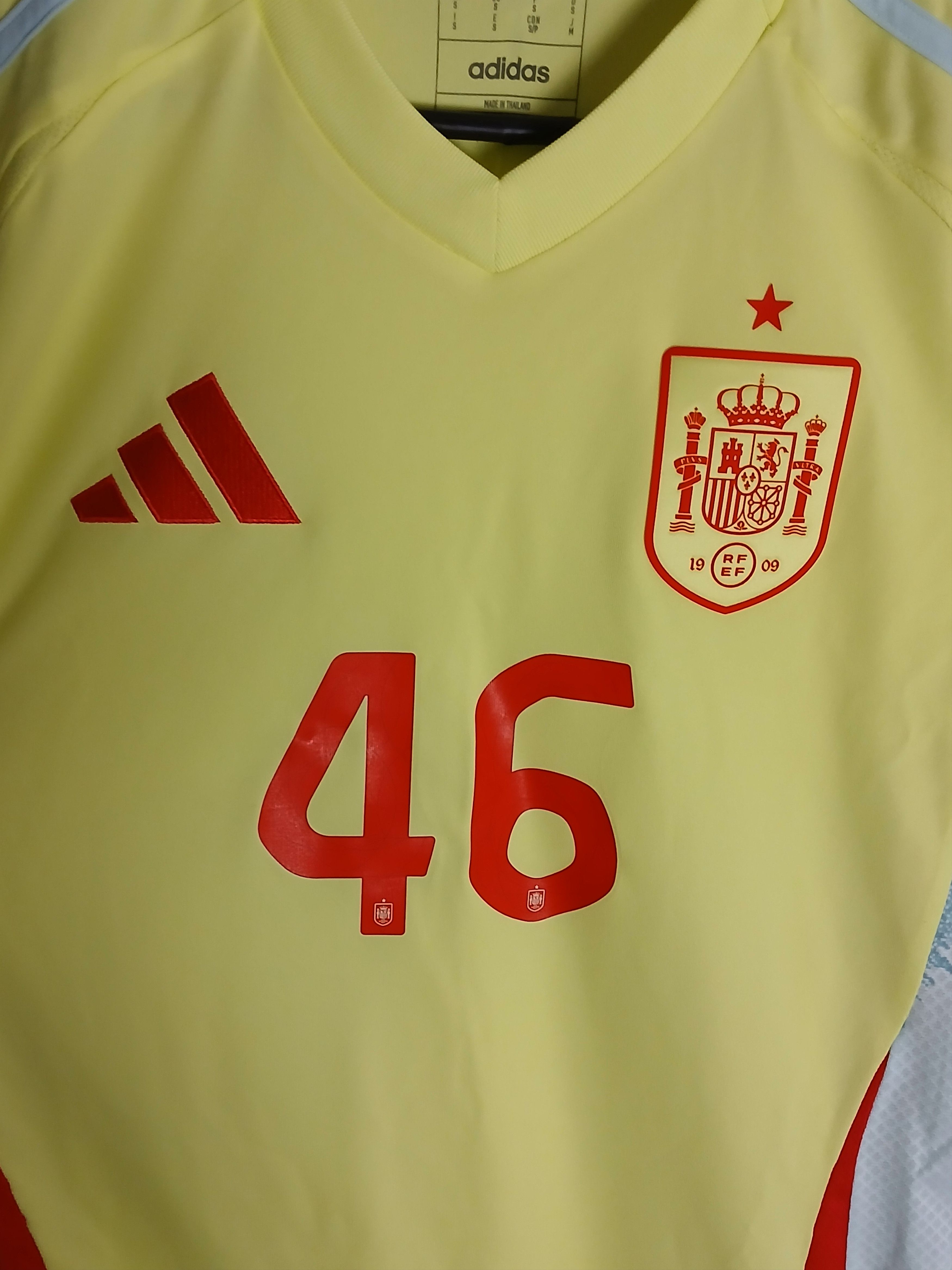 Adidas Spain National Team 24/25 Away Football Jersey T-Shirt Size US S / EU 44-46 / 1 - 3 Thumbnail