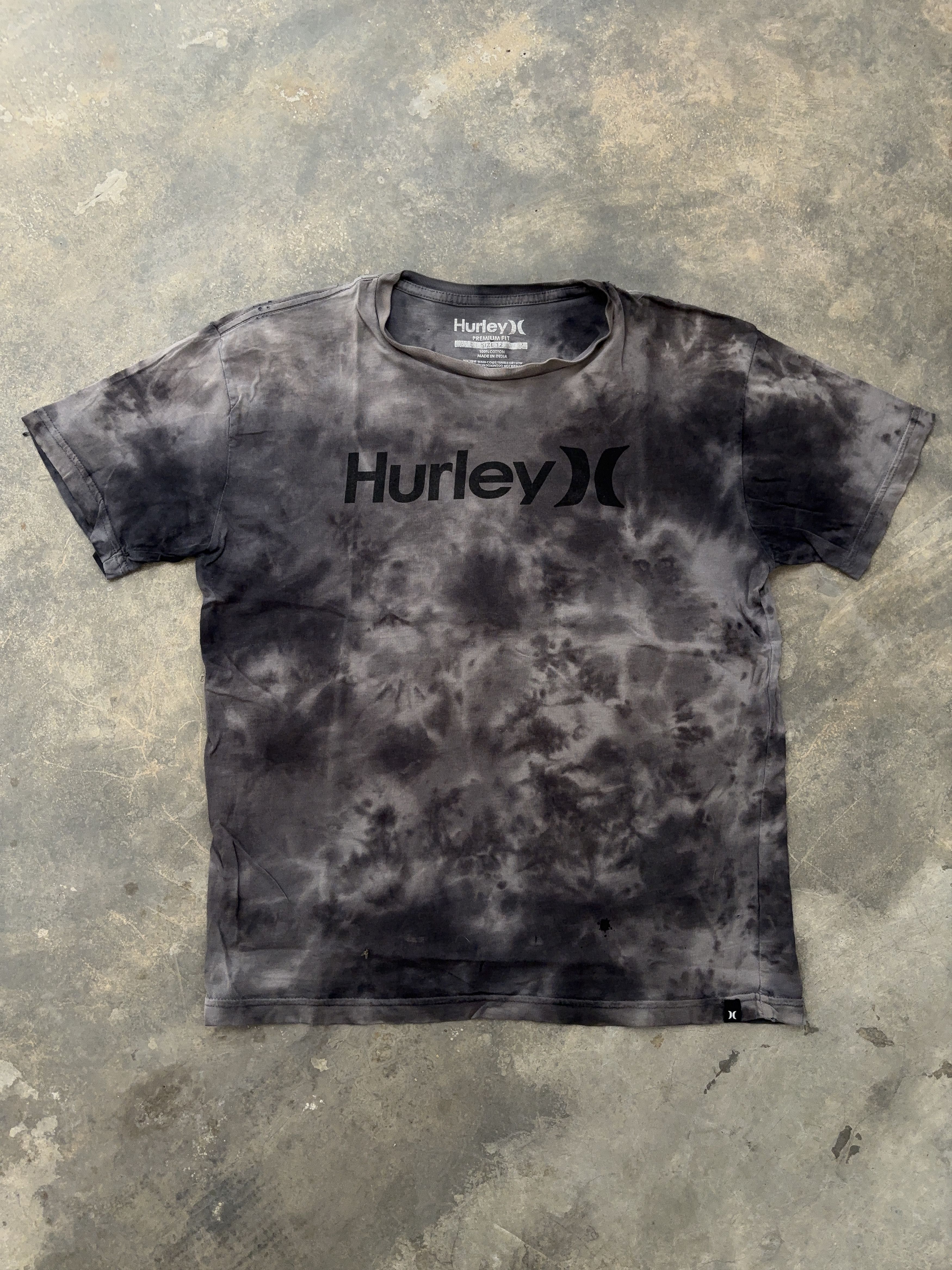 Hurley Hurley Black Washed Tie Dye T-Shirt Size US S / EU 44-46 / 1 - 1 Thumbnail