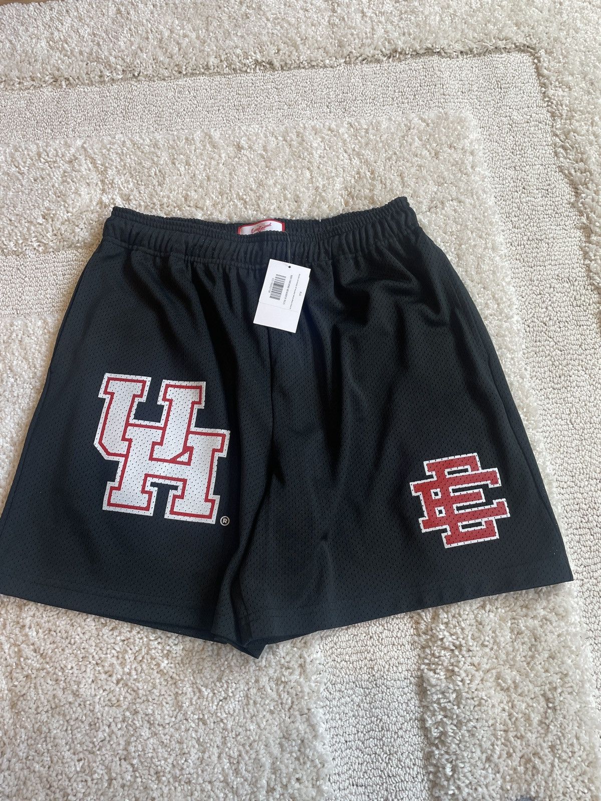 Pre-owned Eric Emanuel University Of Houston  Shorts In Black