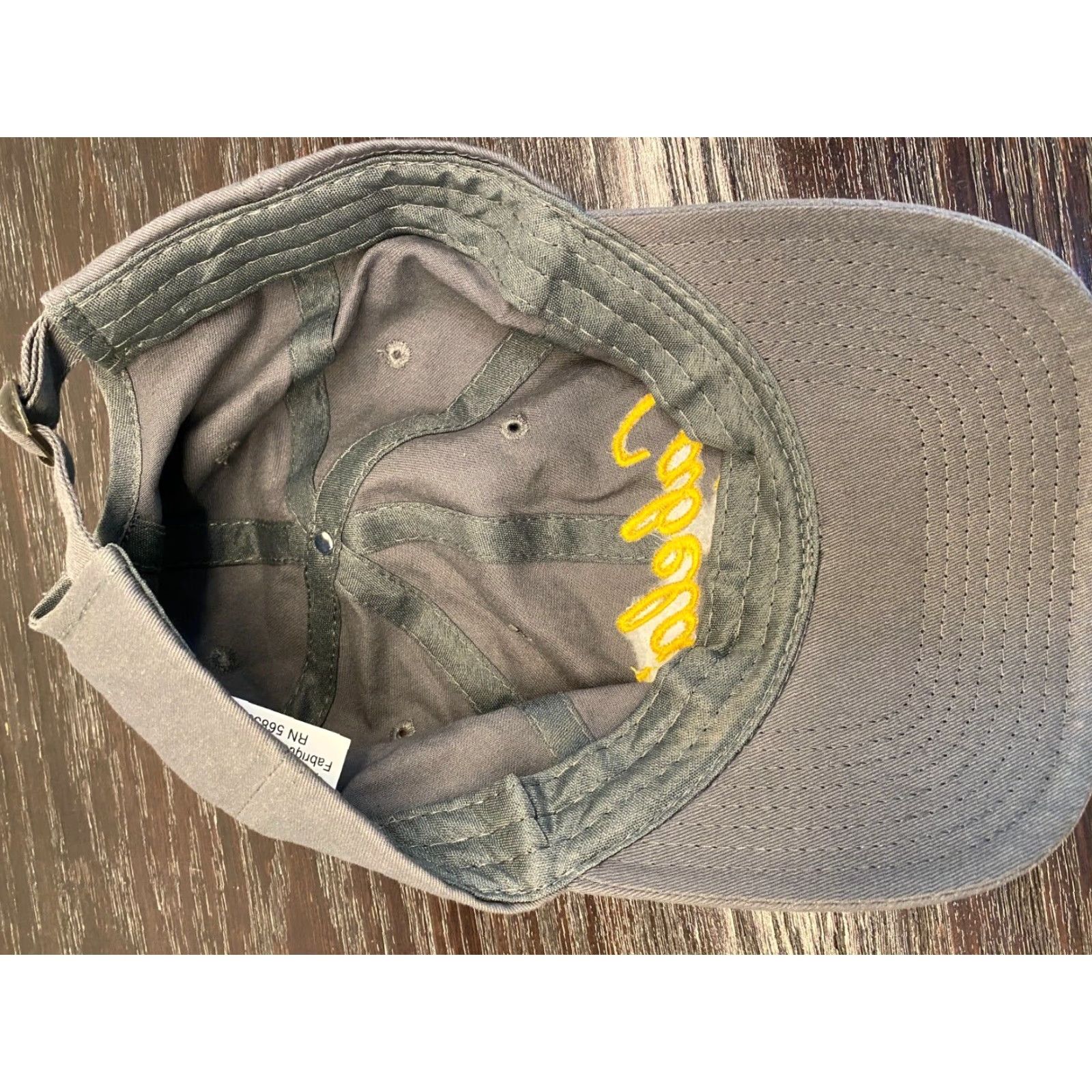 Vintage Cabela's Adult Adjustable Gray Strapback Baseball Cap Outdoor Workwear Hat Size ONE SIZE - 6 Thumbnail