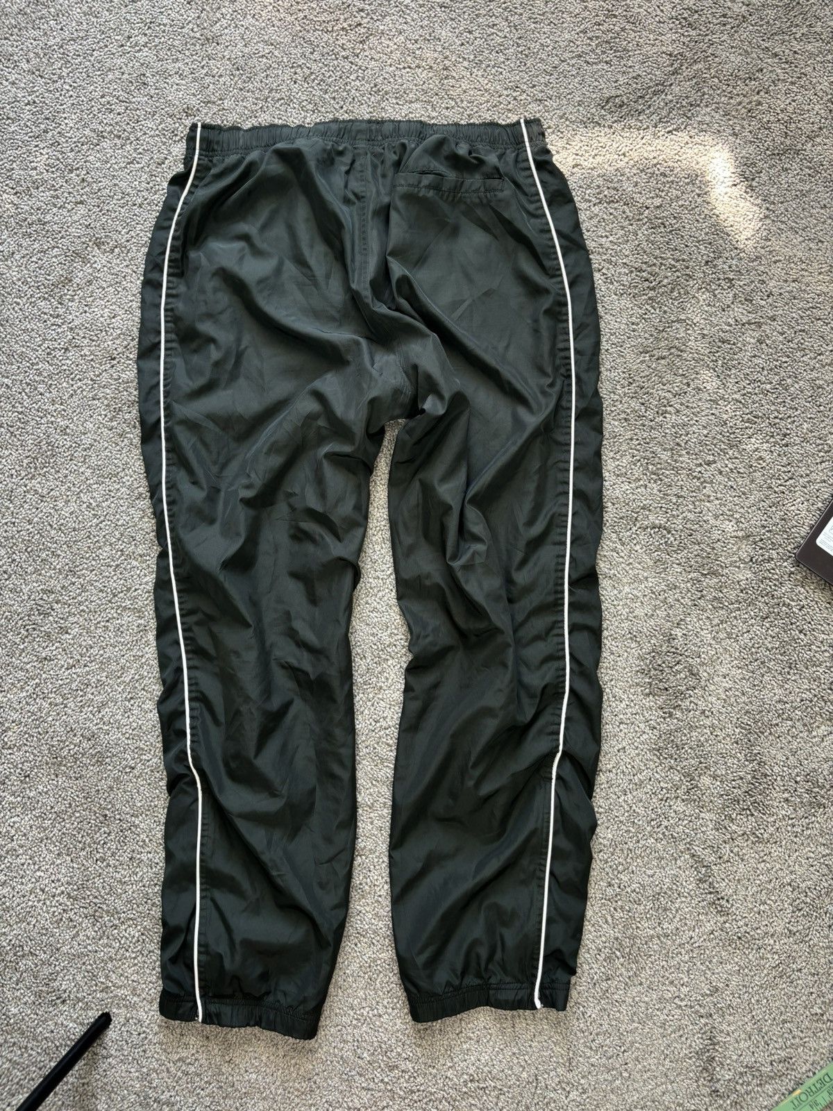 Reebok Vintage 90s black reebok lined track pants Size US 34 / EU 50 - 3 Thumbnail