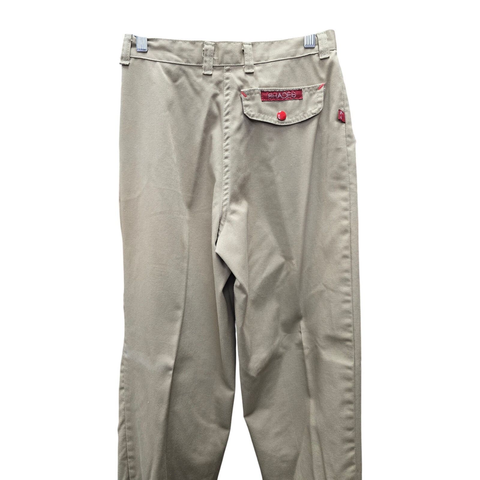 Other Vintage Shades Khaki Elastic Ankle Pants Size 26" / US 2 / IT 38 - 5 Thumbnail