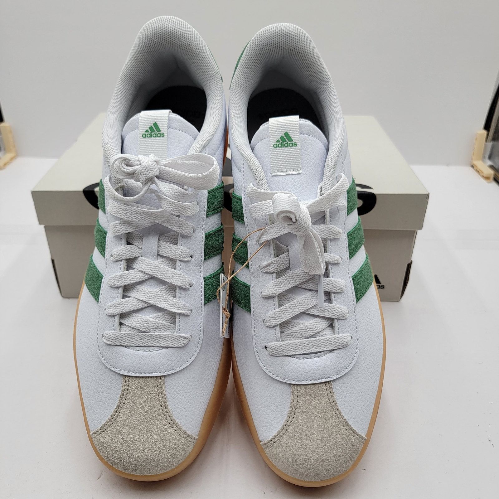 Adidas Adidas VL Court 3.0 'White Preloved Green' - Size 13 - New Size US 13 / EU 46 - 4 Thumbnail