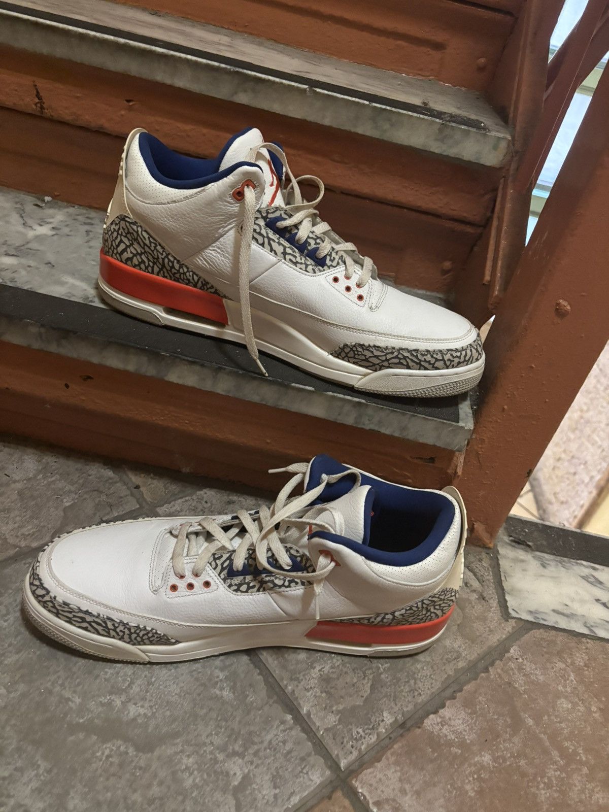 Jordan Brand Jordan retro 3s Knicks SIZE 18 Size US 15 / EU 48 - 6 Thumbnail