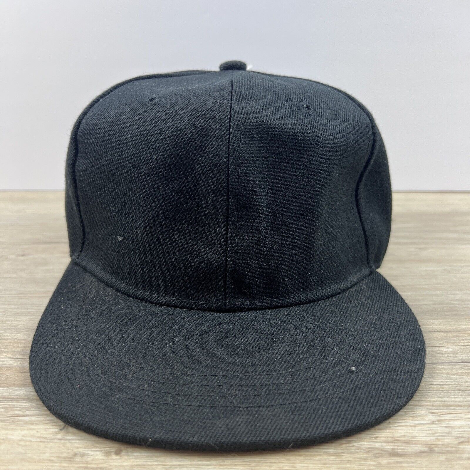Other Black Snapback Hat Adult Snapback Hat Black Adjustable Hat A Size ONE SIZE - 4 Thumbnail