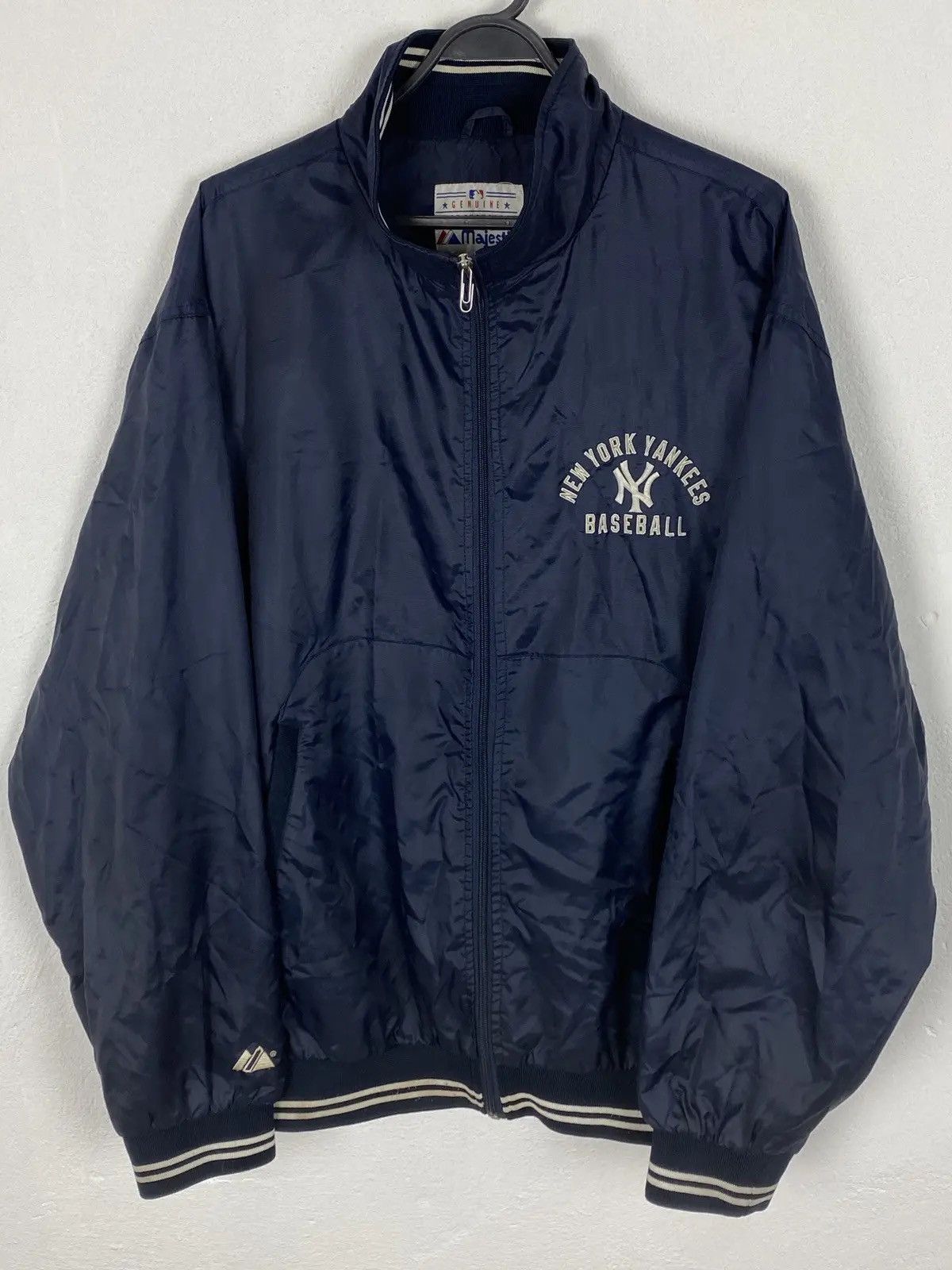 Majestic 00s Vintage Majestic x New York Yankees Light Jacket Size US XL / EU 56 / 4 - 1 Thumbnail