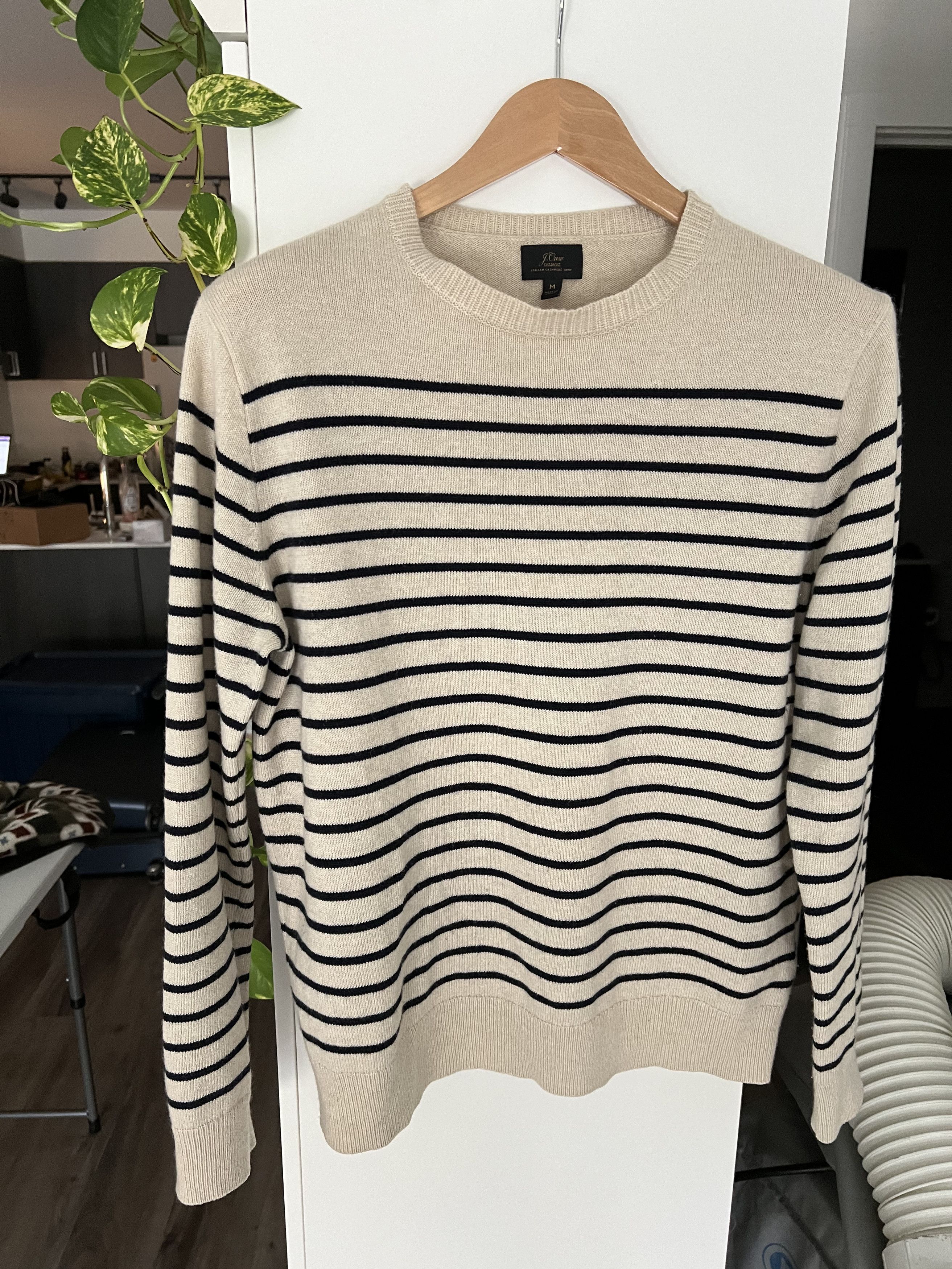 J.Crew Striped Cashmere Sweater Size US M / EU 48-50 / 2 - 1 Thumbnail