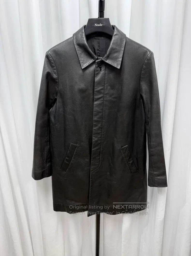 Yohji Yamamoto YOHJI YAMAMOTO Leather coat Size US M / EU 48-50 / 2 - 1 Thumbnail