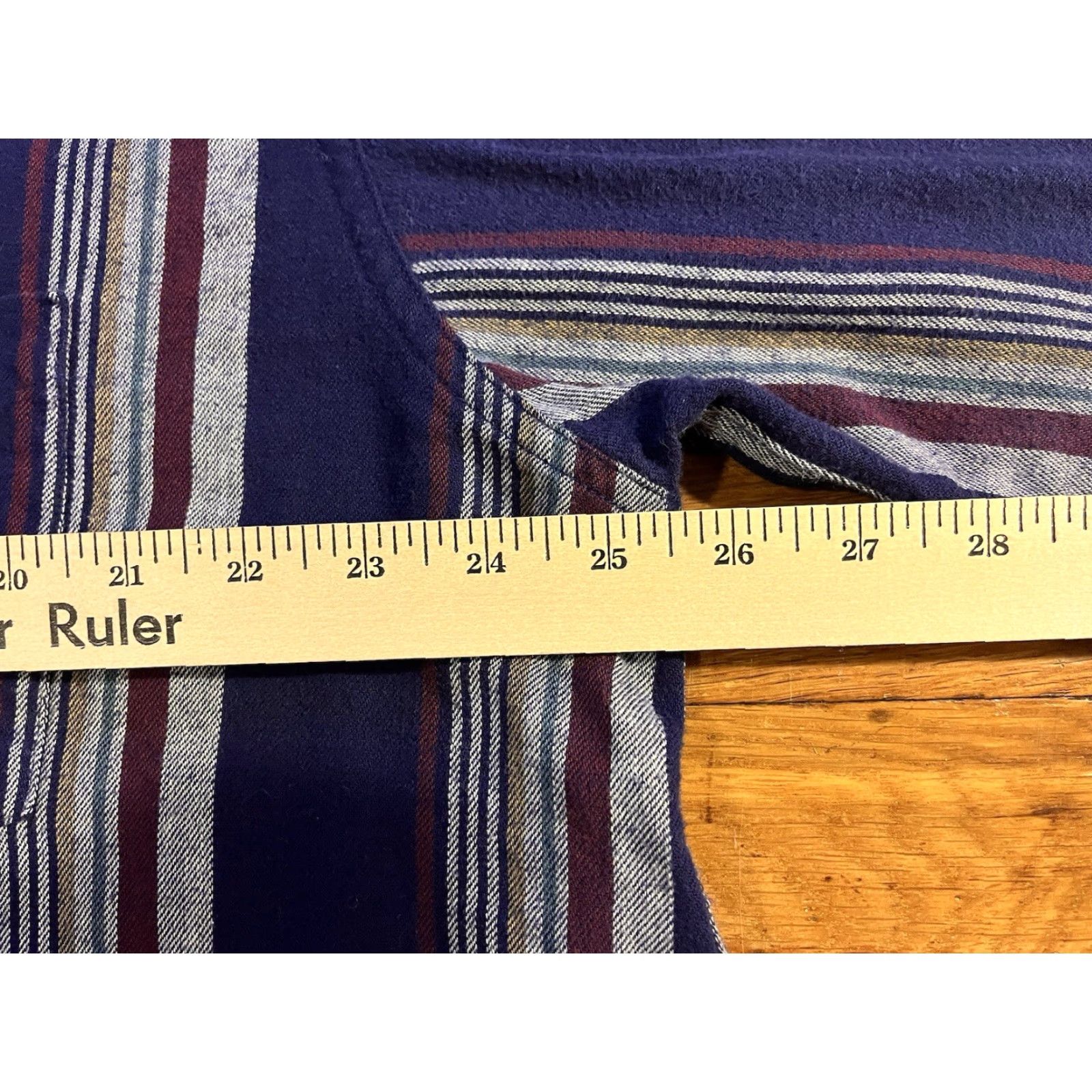 Vintage VINTAGE L.L. Bean Shirt Northwoods Flannel Striped Men’s XL Gray Purple Casual 90s Outdoor Retro Pockets Button-Up Size US XL / EU 56 / 4 - 7 Thumbnail
