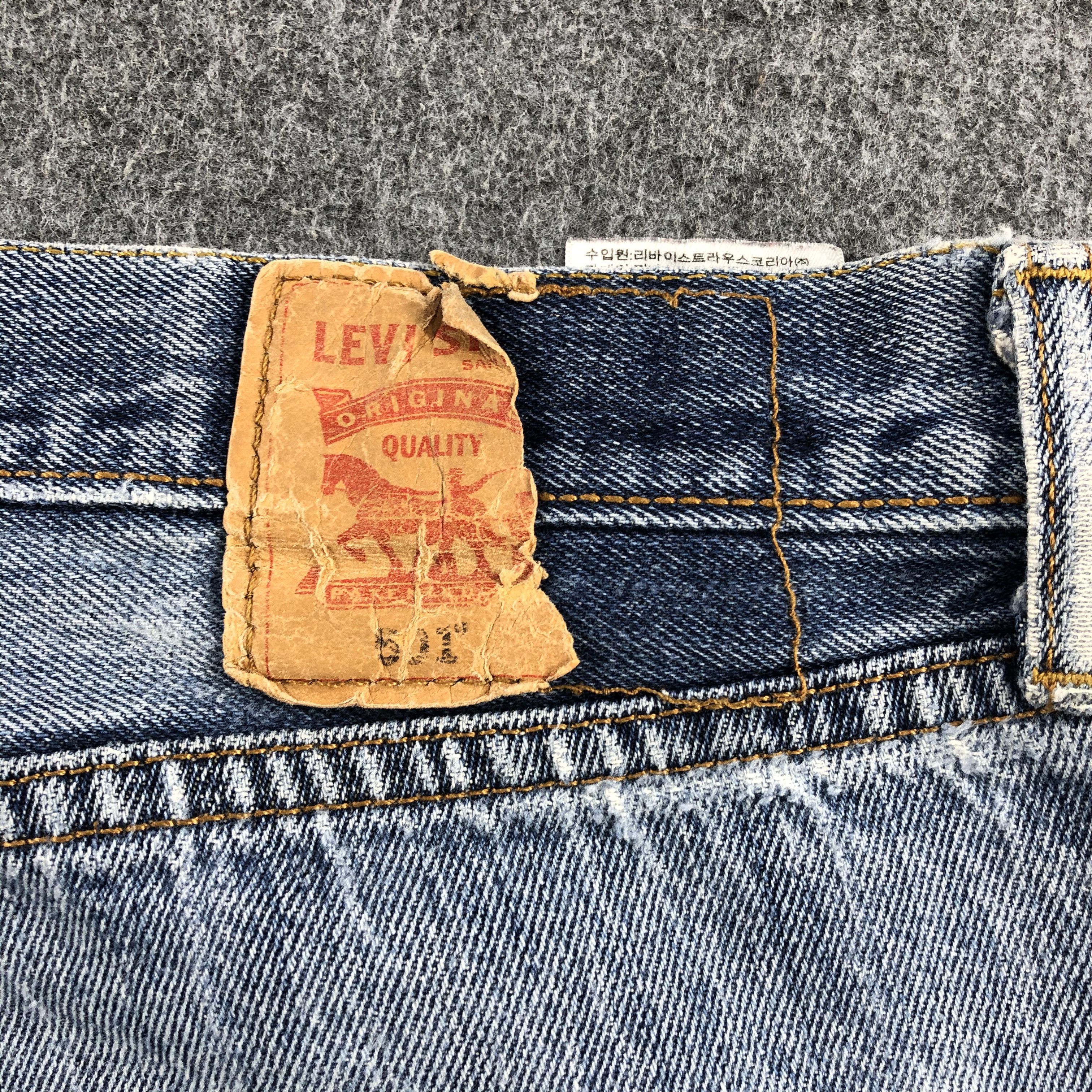 Levi's Vintage Blue Wash Levis 501 Jeans-J1988 Size US 37 - 5 Thumbnail