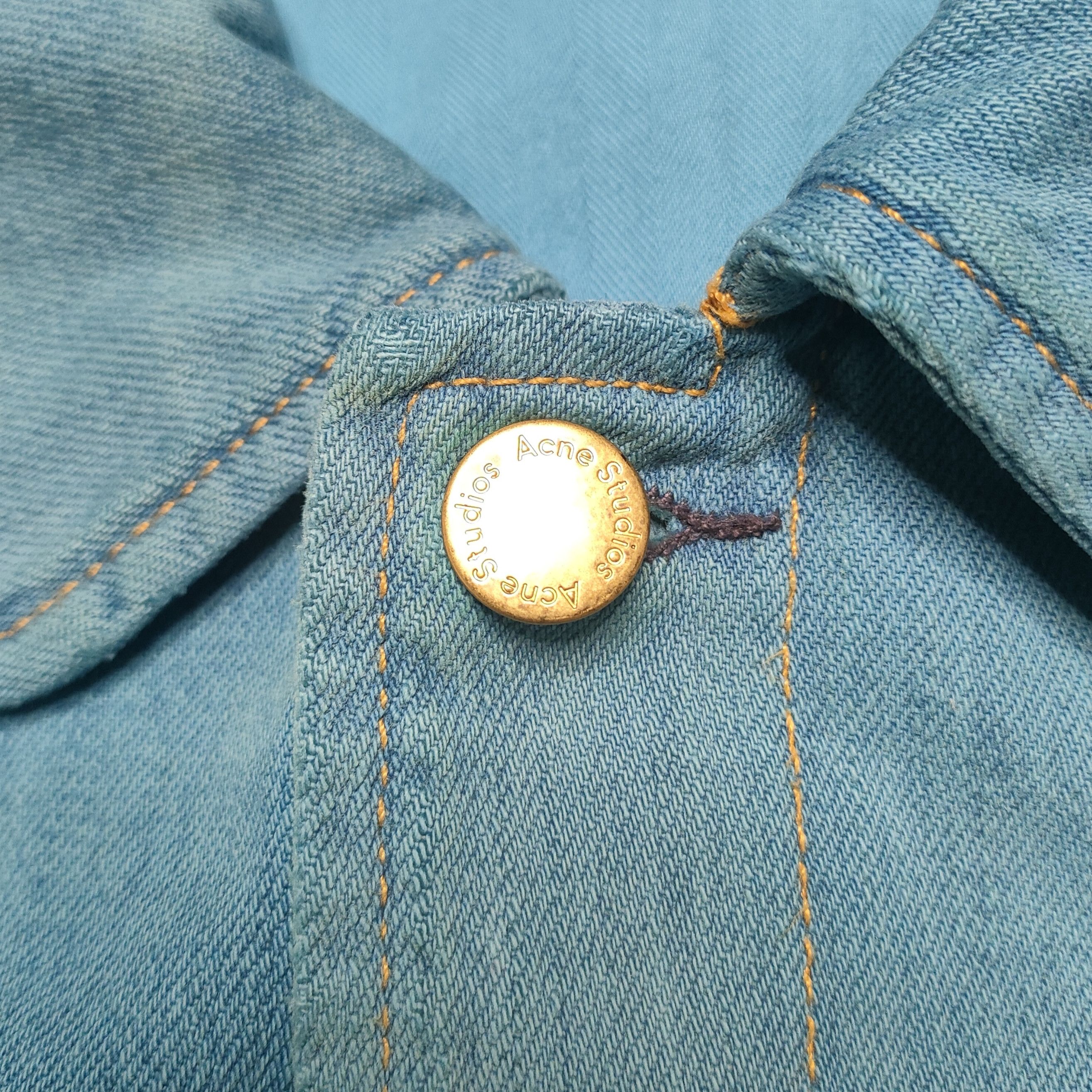 Acne Studios Acne studios bla konst 1/1 sample washed denim jacket Size US L / EU 52-54 / 3 - 10 Thumbnail