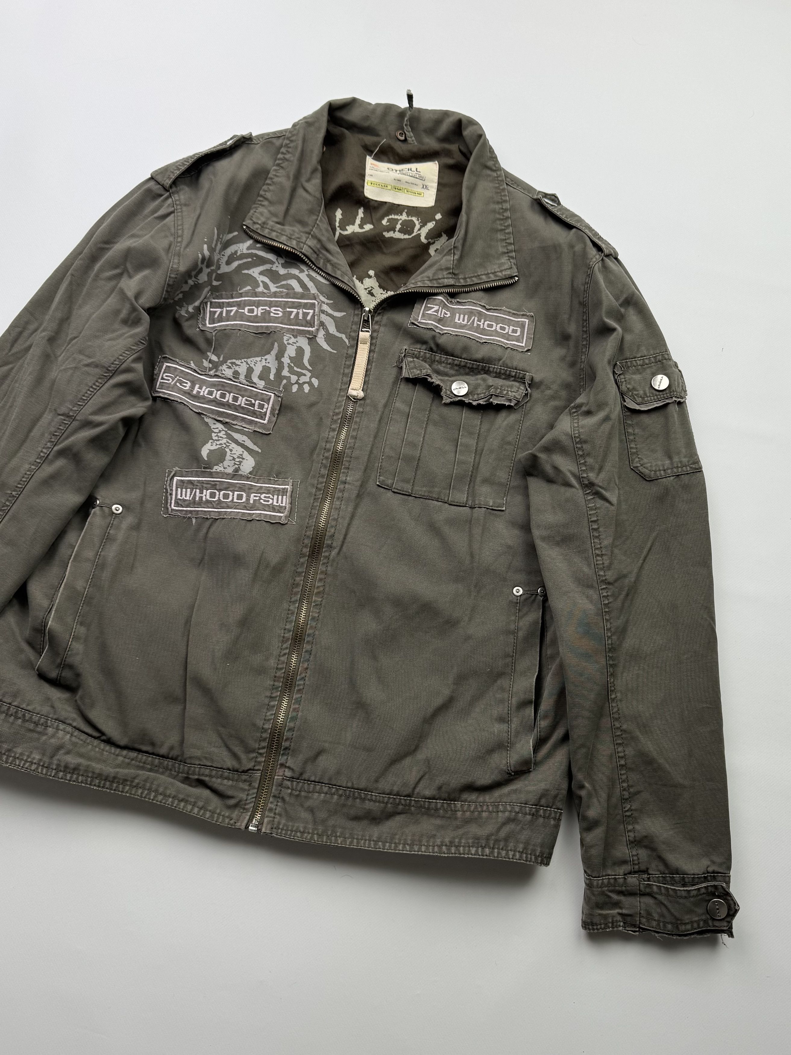 Vintage Vintage Distressed Jacket B579(V86)E2 Size US XXL / EU 58 / 5 - 3 Thumbnail