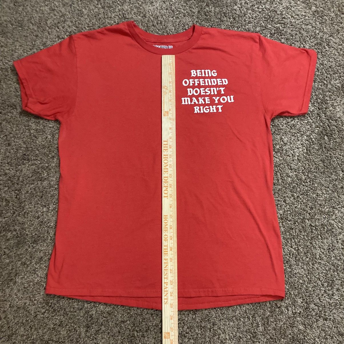 Designer × Vintage A$$holes Live Forever Being Offensive Red Mens Shirt Large Size US L / EU 52-54 / 3 - 6 Thumbnail