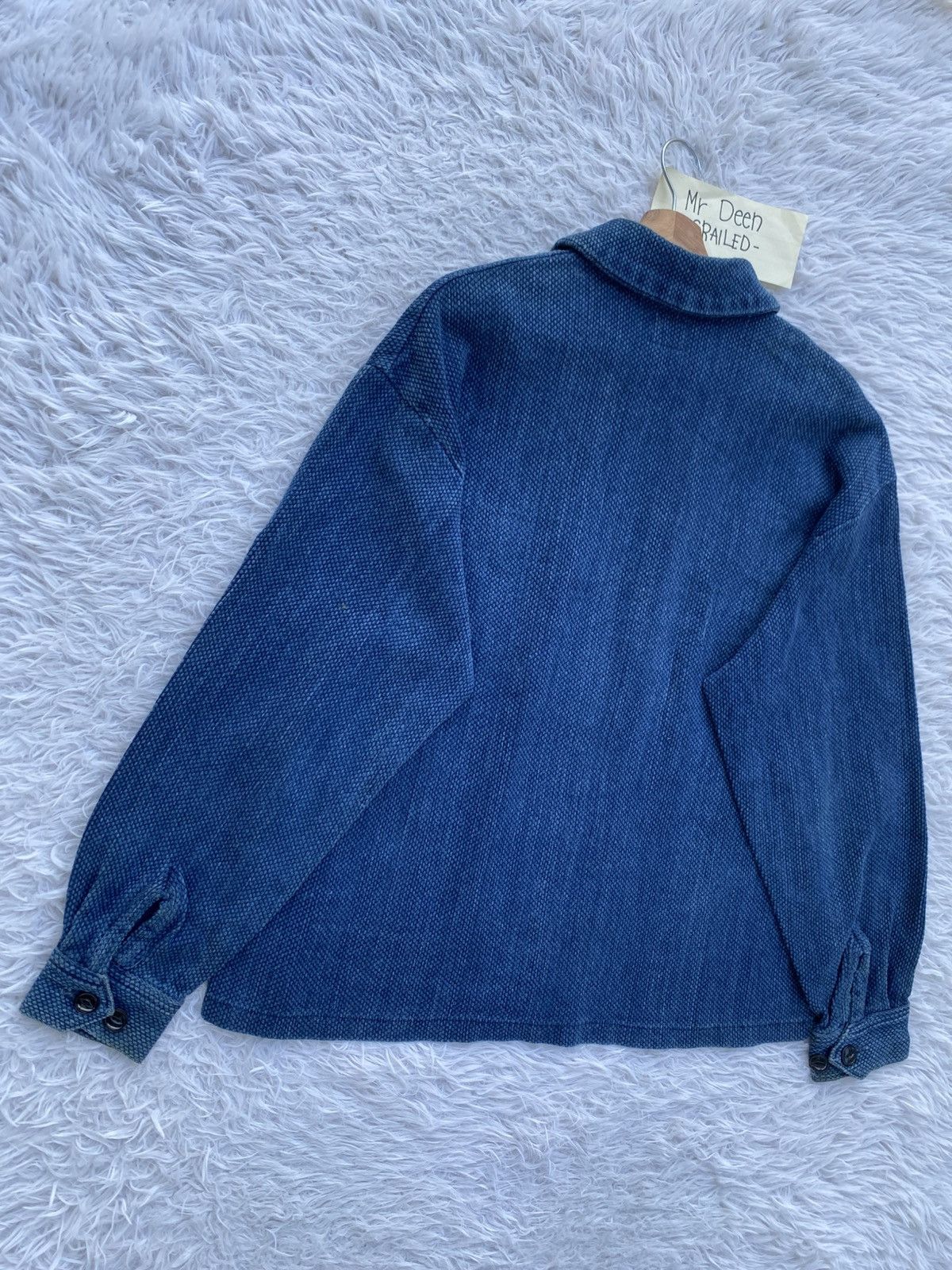 Nepenthes Vintage 90s Nepenthes Blue Worker Chore Jacket Size US L / EU 52-54 / 3 - 20 Thumbnail