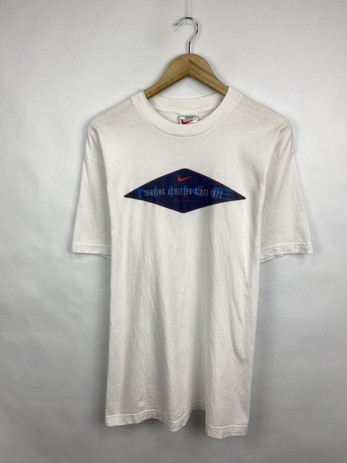 Nike 🇺🇸 Vintage 90s Nike Athletes Rare T-Shirt Y2K Retro Hype Size US M / EU 48-50 / 2 - 3 Thumbnail