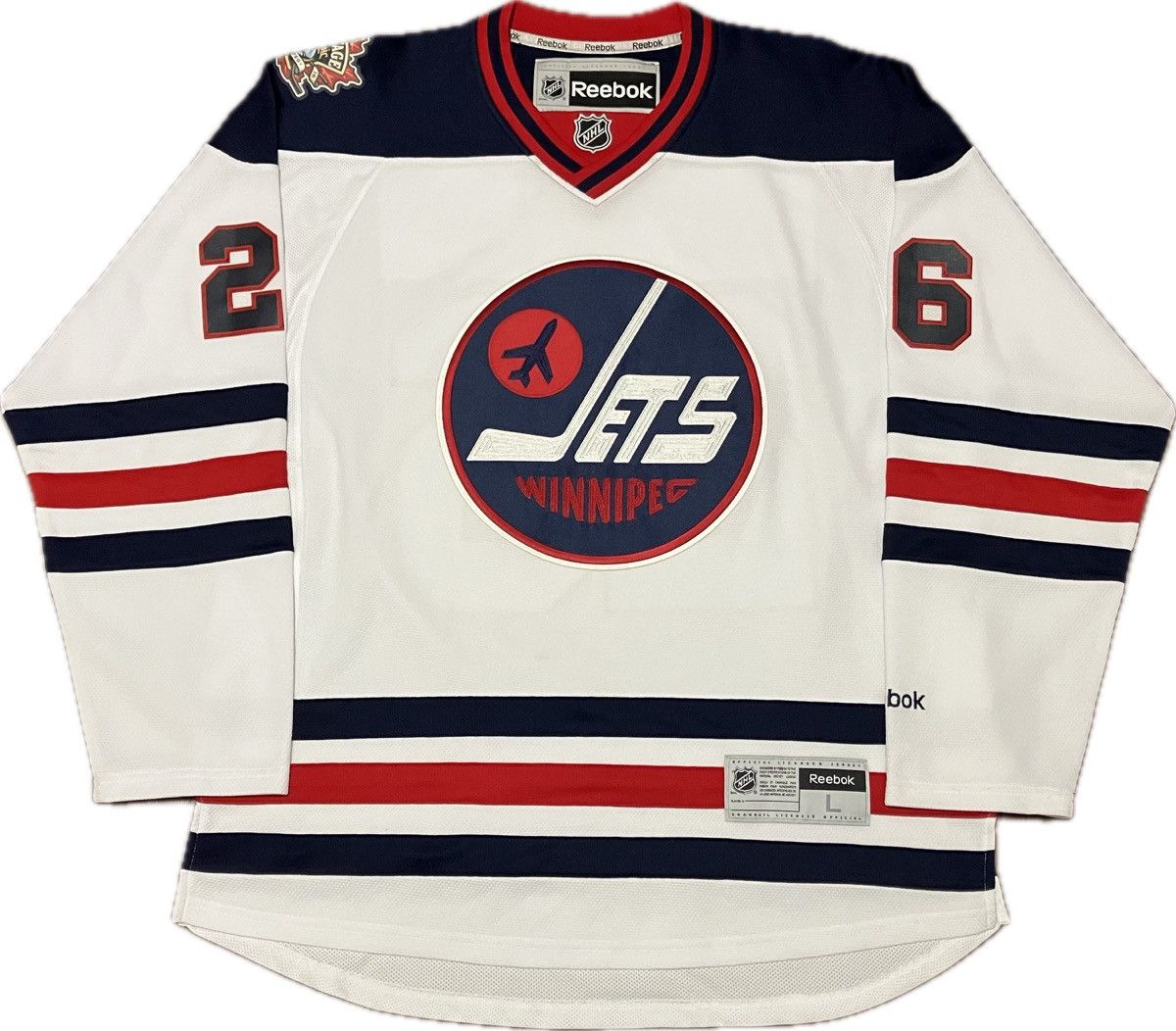 Reebok Winnipeg Jets Wheeler 2016 Heritage Reebok NHL Hockey Jersey Size US L / EU 52-54 / 3 - 1 Thumbnail
