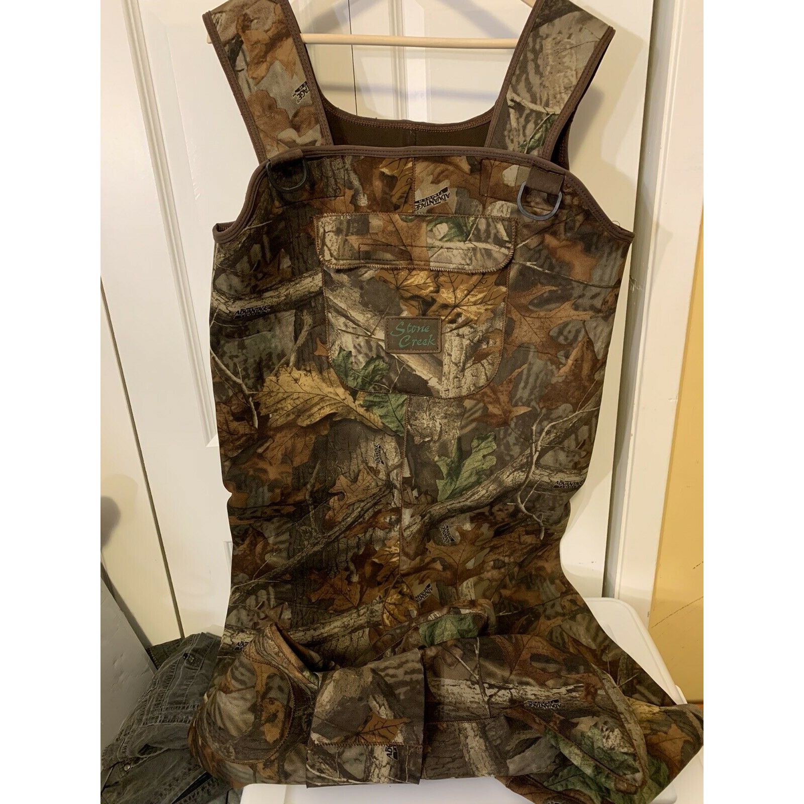 Other Neoprene Green Stone Creek Suspender Waders Stockingfoot Si Size US 36 / EU 52 - 4 Thumbnail