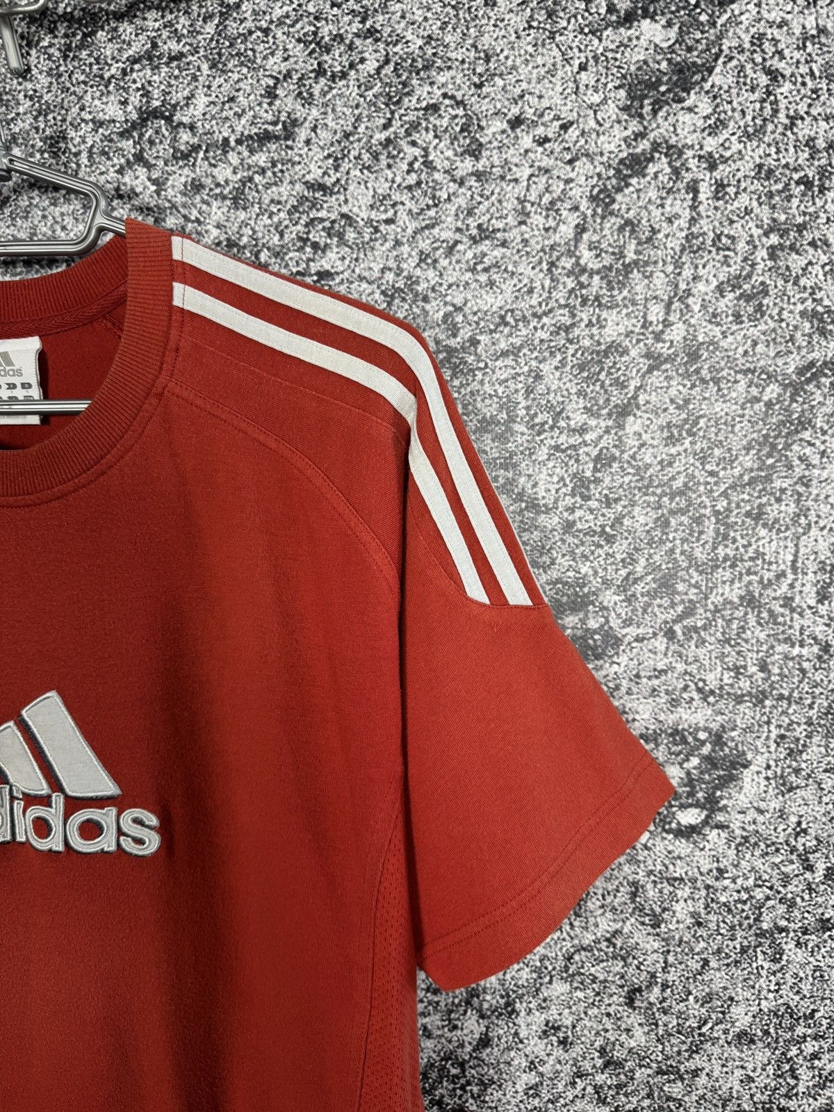 Adidas Men’s Adidas Vintage T-Shirt Big Logo Streetwear Size 38/40 Size US M / EU 48-50 / 2 - 2 Thumbnail