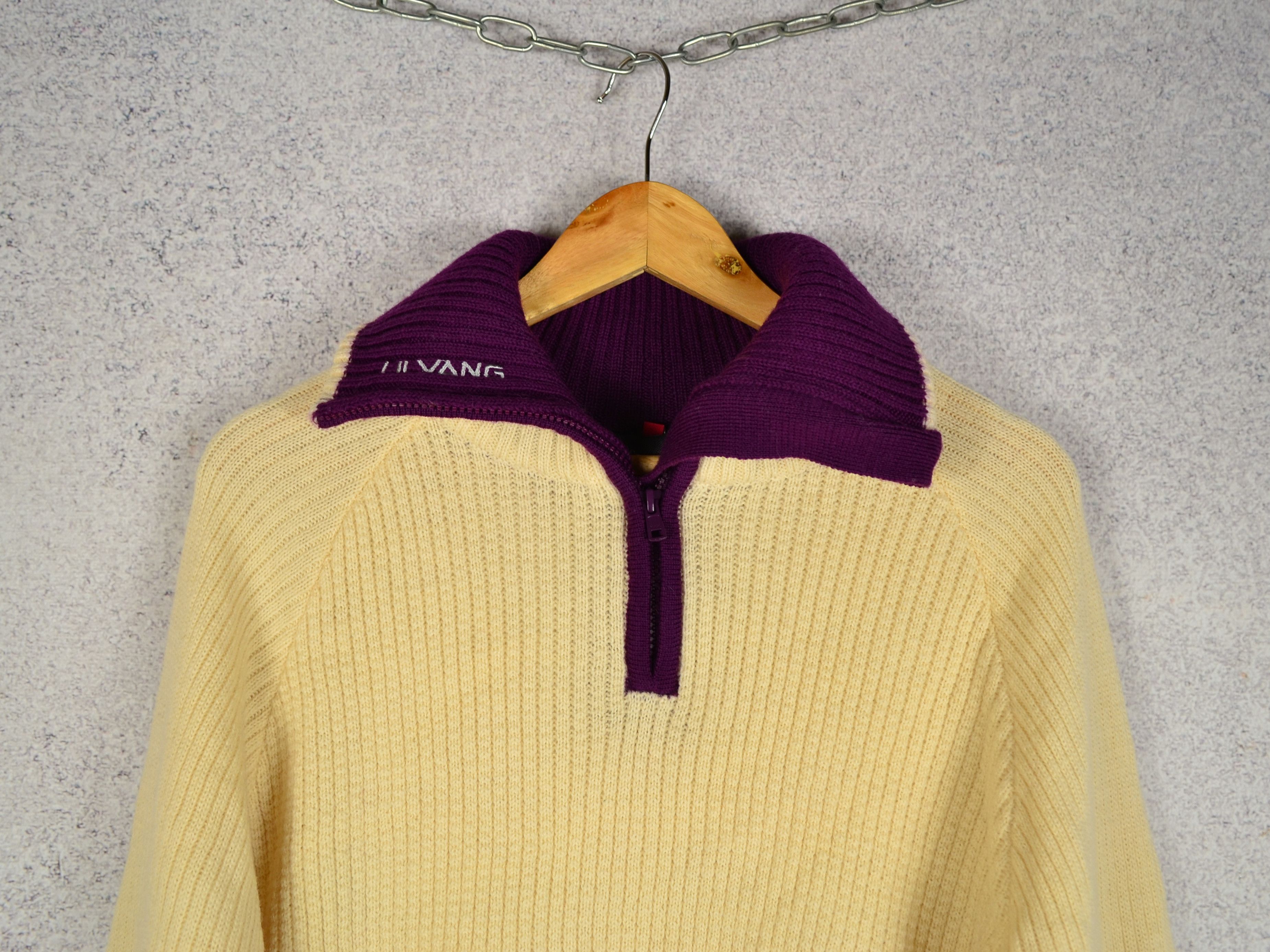 Ulvang Ulvang Heavy Knit Rav Half Zip Wool Sweater Norway Size US L / EU 52-54 / 3 - 4 Thumbnail