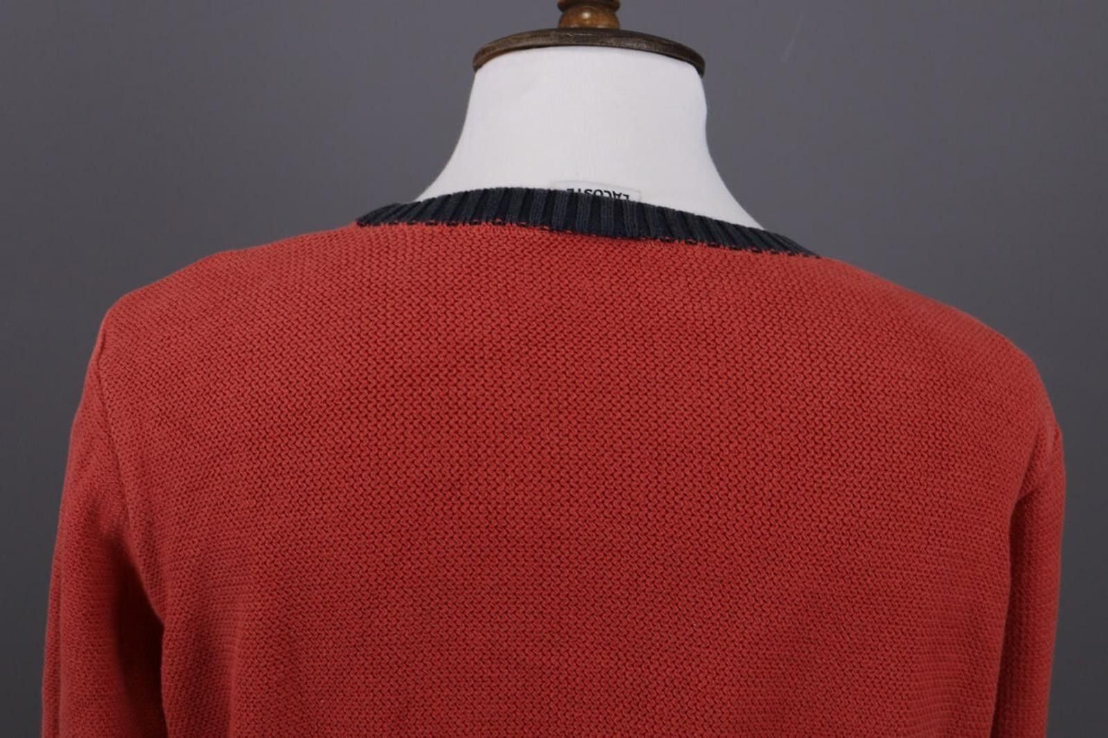 Lacoste Lacoste Red Crew Neck Knit Sweater Size 5 / L Size US L / EU 52-54 / 3 - 10 Thumbnail
