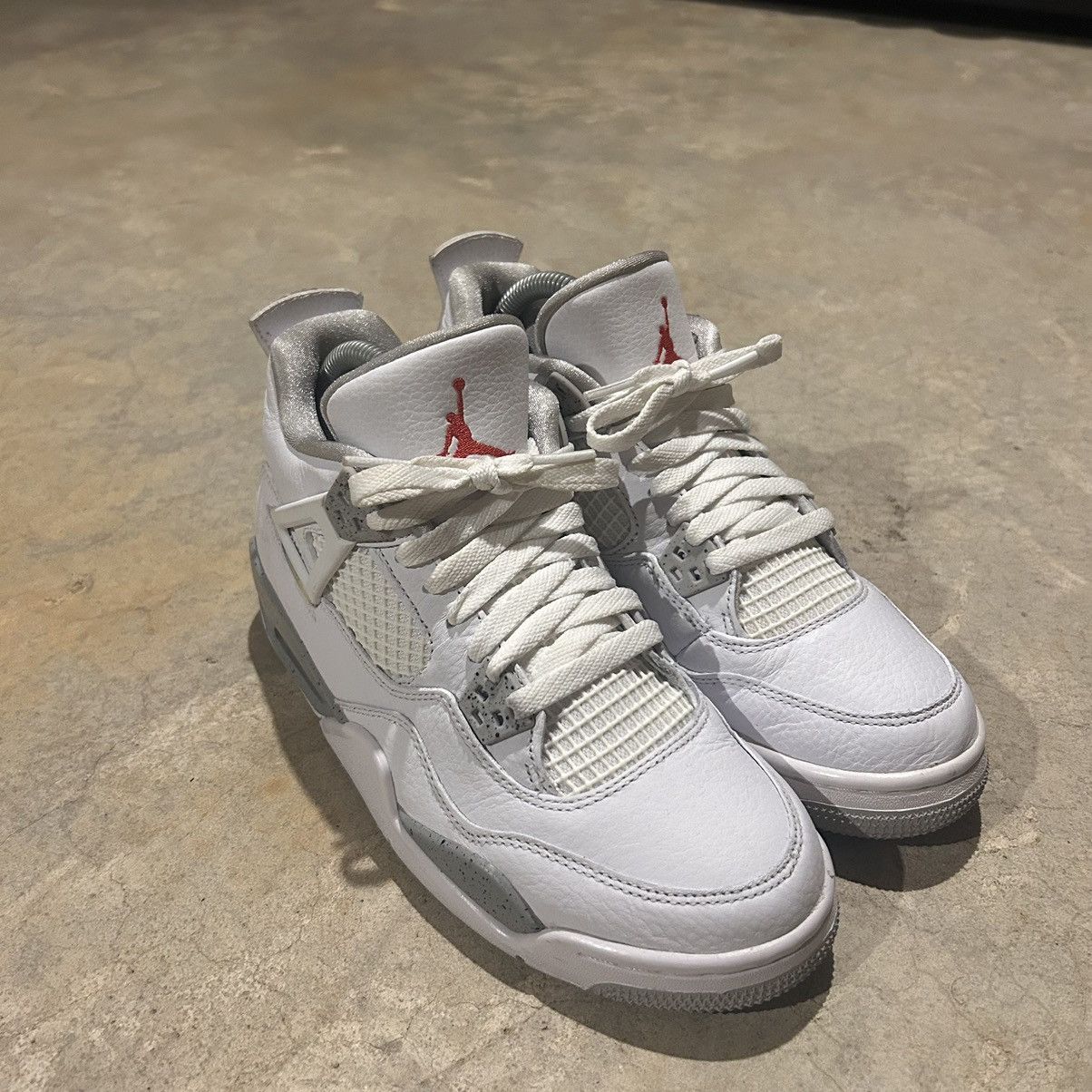 Jordan Brand × Nike Air Jordan 4 Retro White Oreo 2021 US 7 Size US 7 / EU 40 - 9 Thumbnail