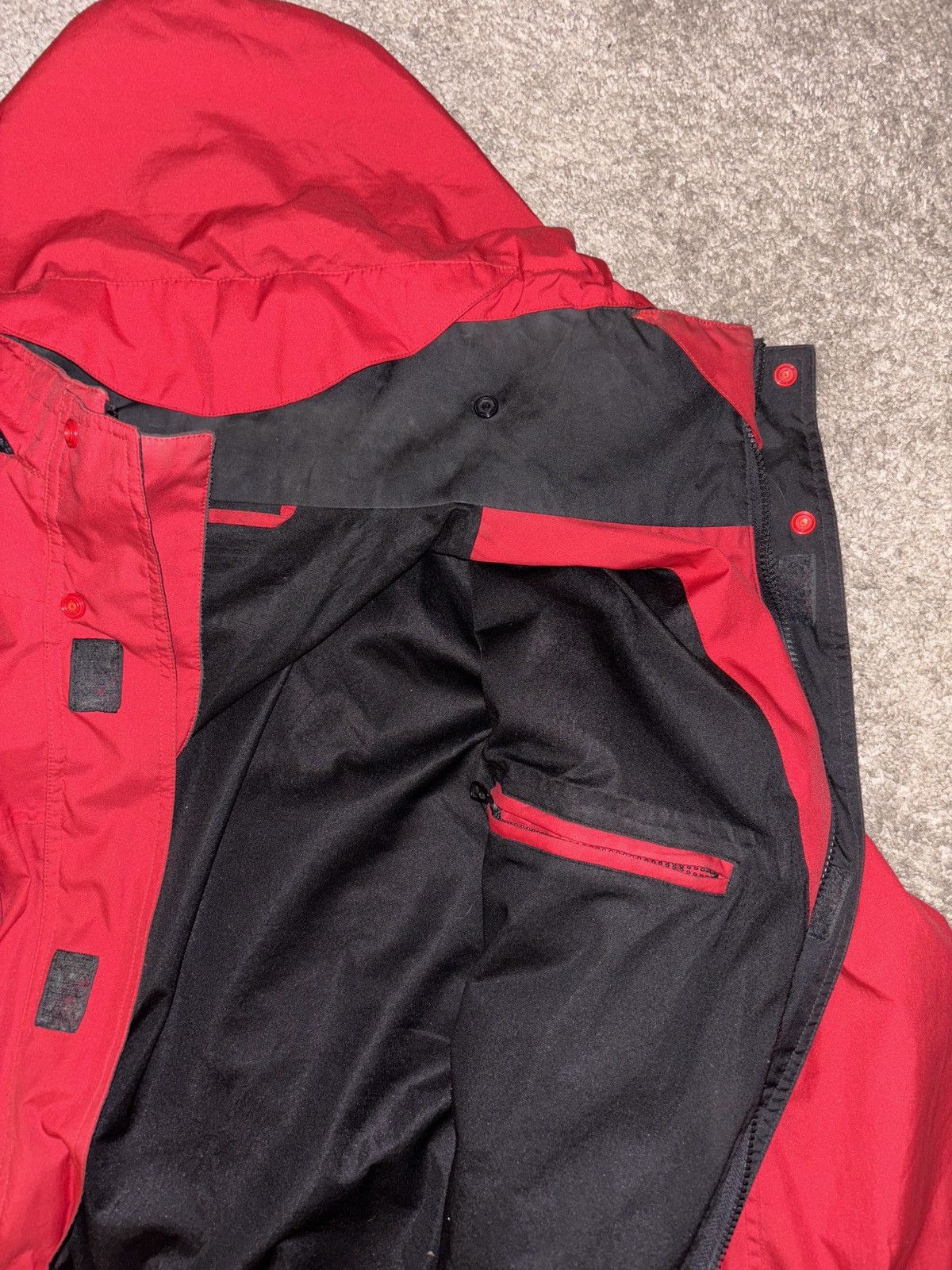 Vintage Vintage Red Utility Raincoat Size US XL / EU 56 / 4 - 4 Thumbnail