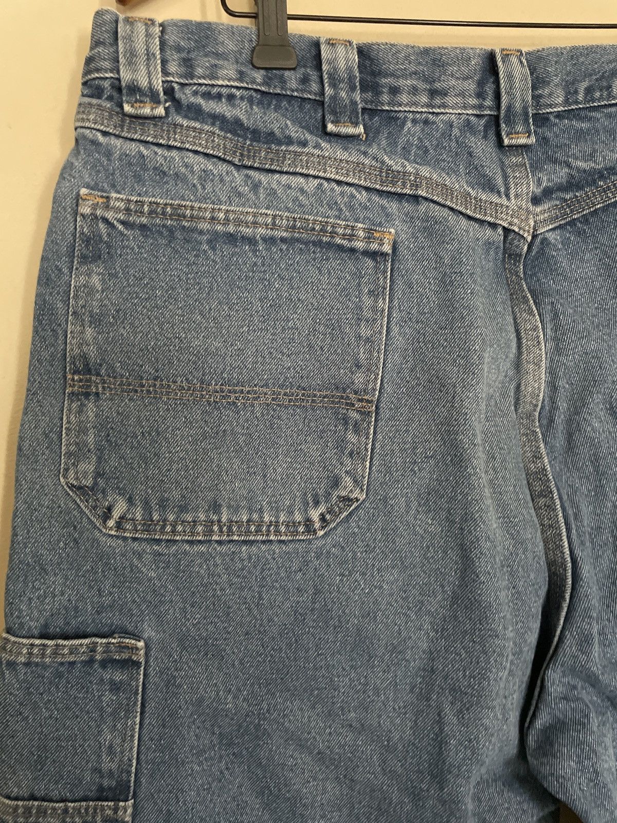 Vintage × Wrangler Wrangler Utility Jean Shorts Men’s Size 38 JORTS Blue Denim Size US 38 / EU 54 - 8 Thumbnail