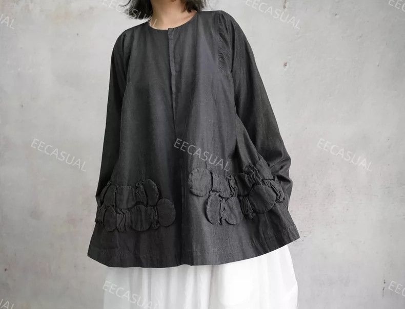 Comme des Garcons Comme Des Garcons Grey Large Bow A-Line Hem and Style Jack Size M / US 6-8 / IT 42-44 - 1 Thumbnail