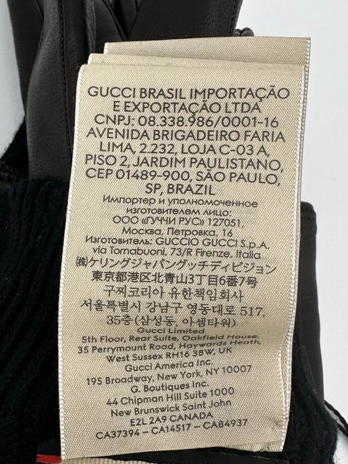 Gucci New Gucci Glover Size-10-L black Leather Size ONE SIZE - 10 Thumbnail