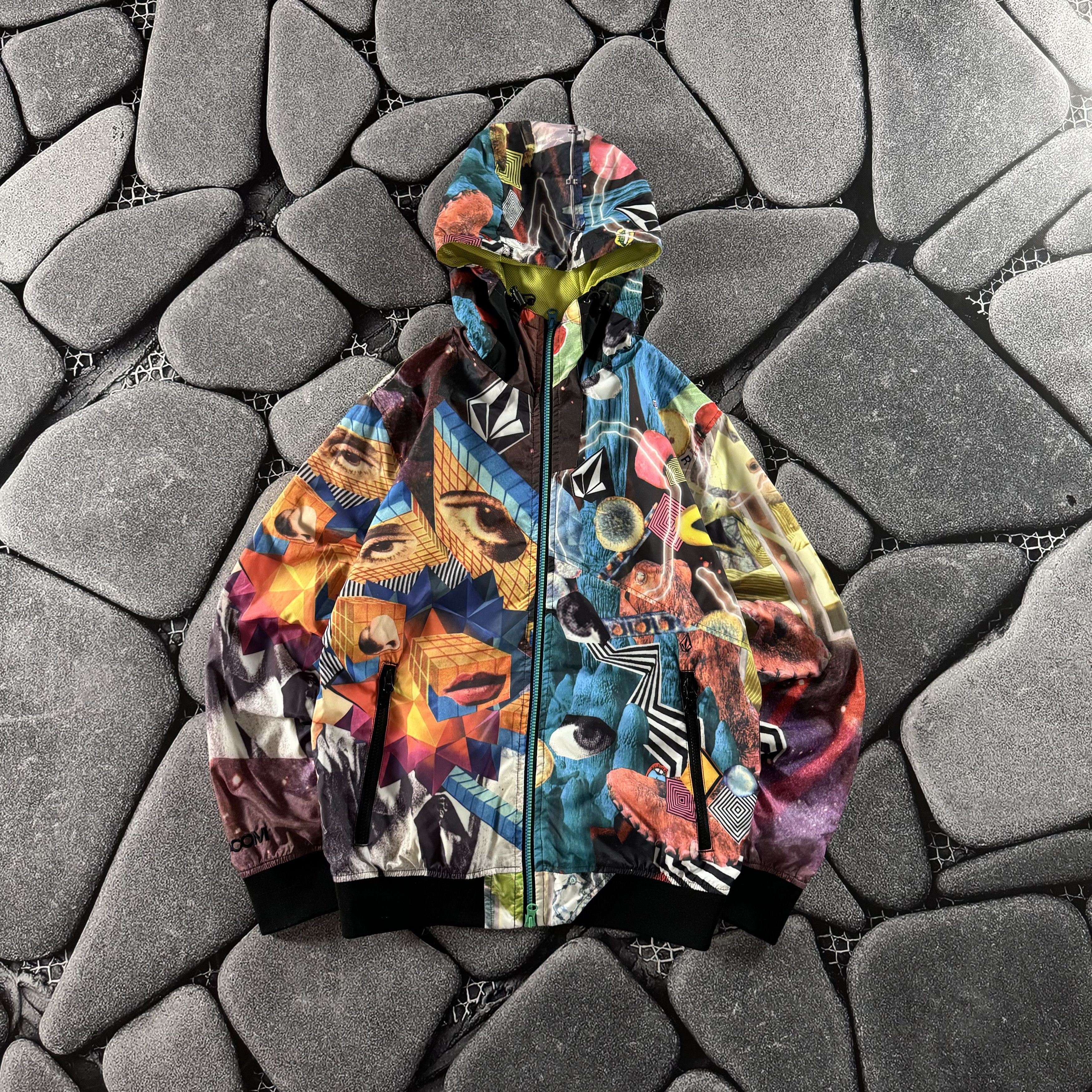 Volcom VOLCOM X HOVIN WANG NYLON ZIP VINTAGE JACKET RARE Y2K Size US S / EU 44-46 / 1 - 1 Thumbnail