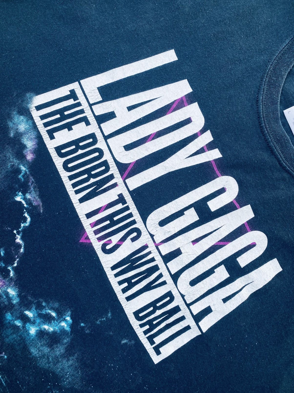 Band Tees Vintage Y2k Lady Gaga The Born This Way Ball Tour Tees Size US L / EU 52-54 / 3 - 4 Thumbnail