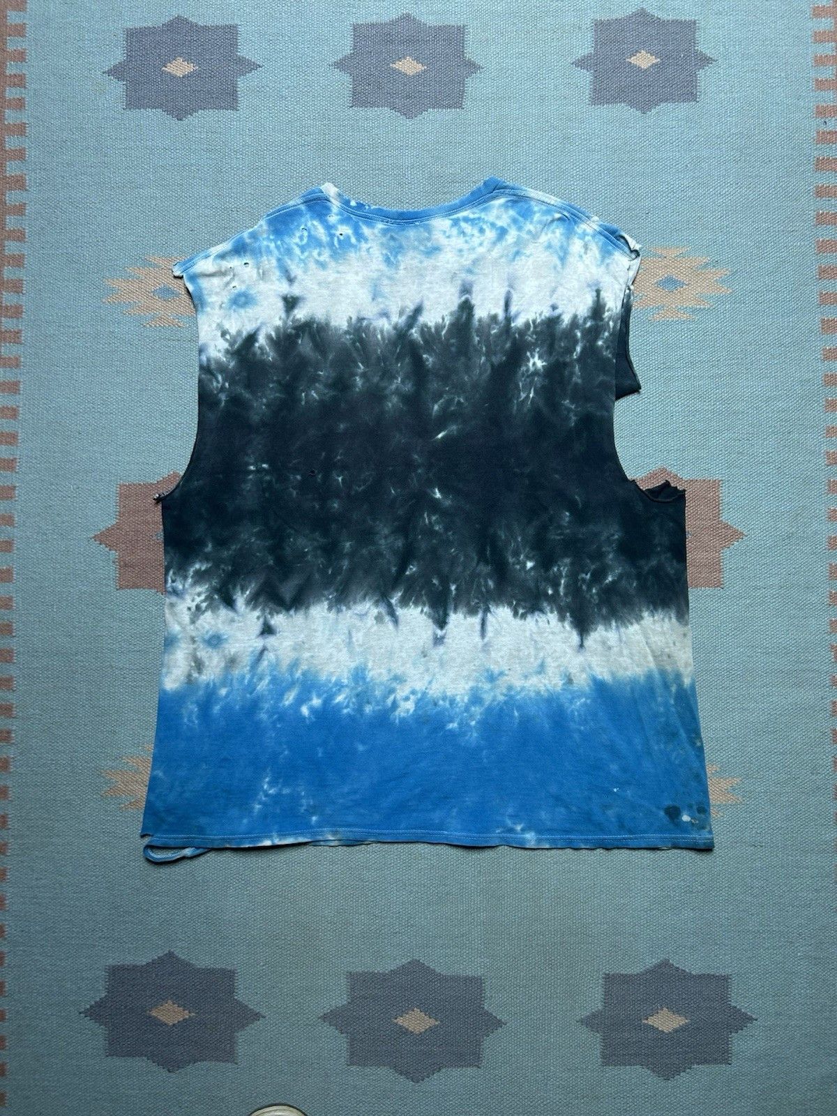 Vintage Vtg t shirt Detroit lions sleeveless distressed tie dye XL Size US XL / EU 56 / 4 - 2 Thumbnail
