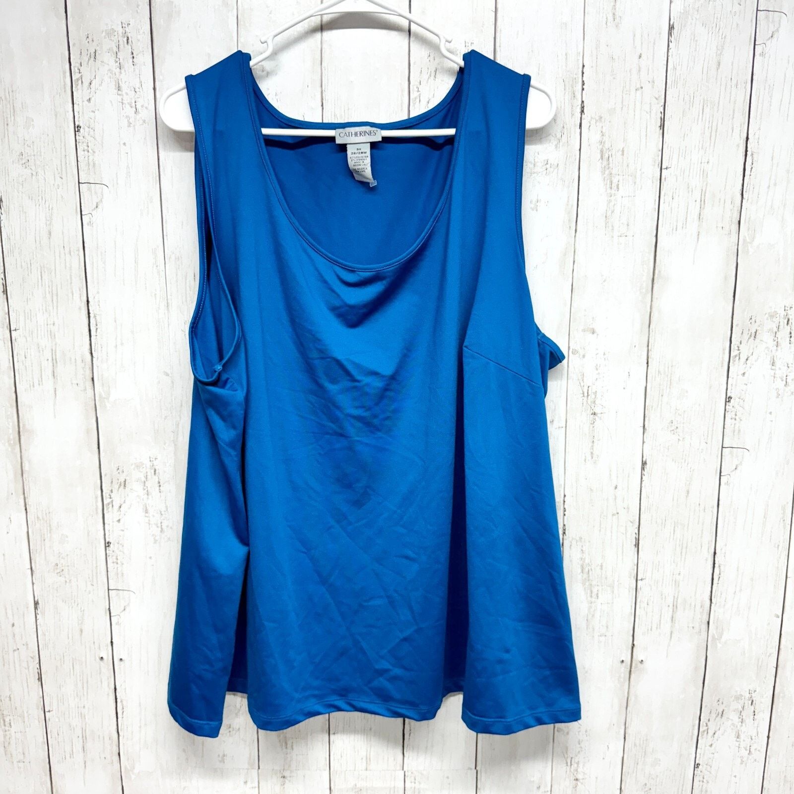 Vintage Vtg Catherines Tank Top 3X (26/28W) Solid Sleeveless Tank Size 3XL / US 20-22 - 1 Thumbnail