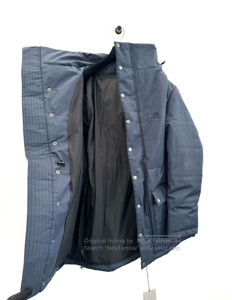 Balenciaga Balenciaga Double B Letter Logo Blue Cotton Jacket Size US M / EU 48-50 / 2 - 3 Thumbnail