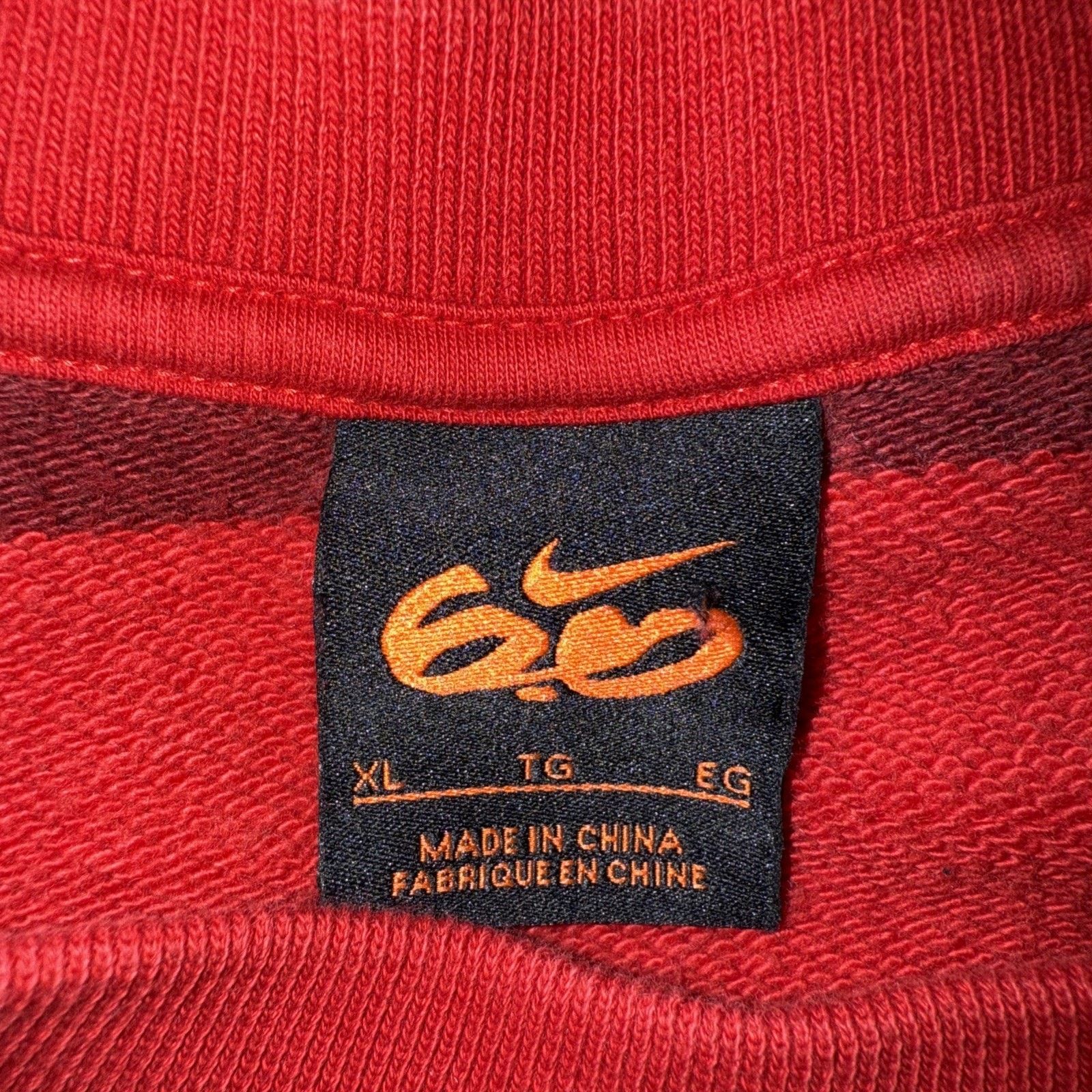 Nike Nike 6.0 Red Striped Crew Neck Sweatshirt Men's Sz XL Grunge Size US XL / EU 56 / 4 - 12 Thumbnail