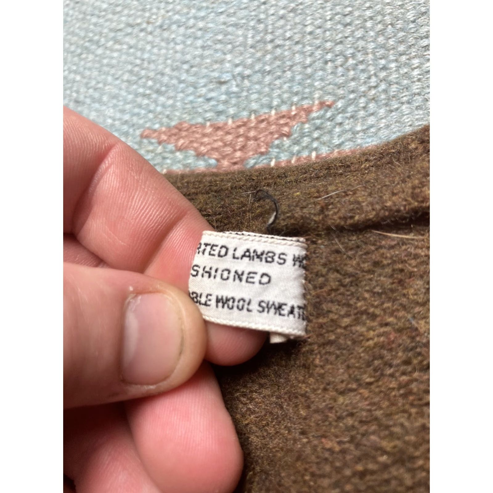 Vintage VINTAGE 60s cardigan sweater Detroit Knitting Mills lambs wool XL button front Size US XL / EU 56 / 4 - 6 Thumbnail